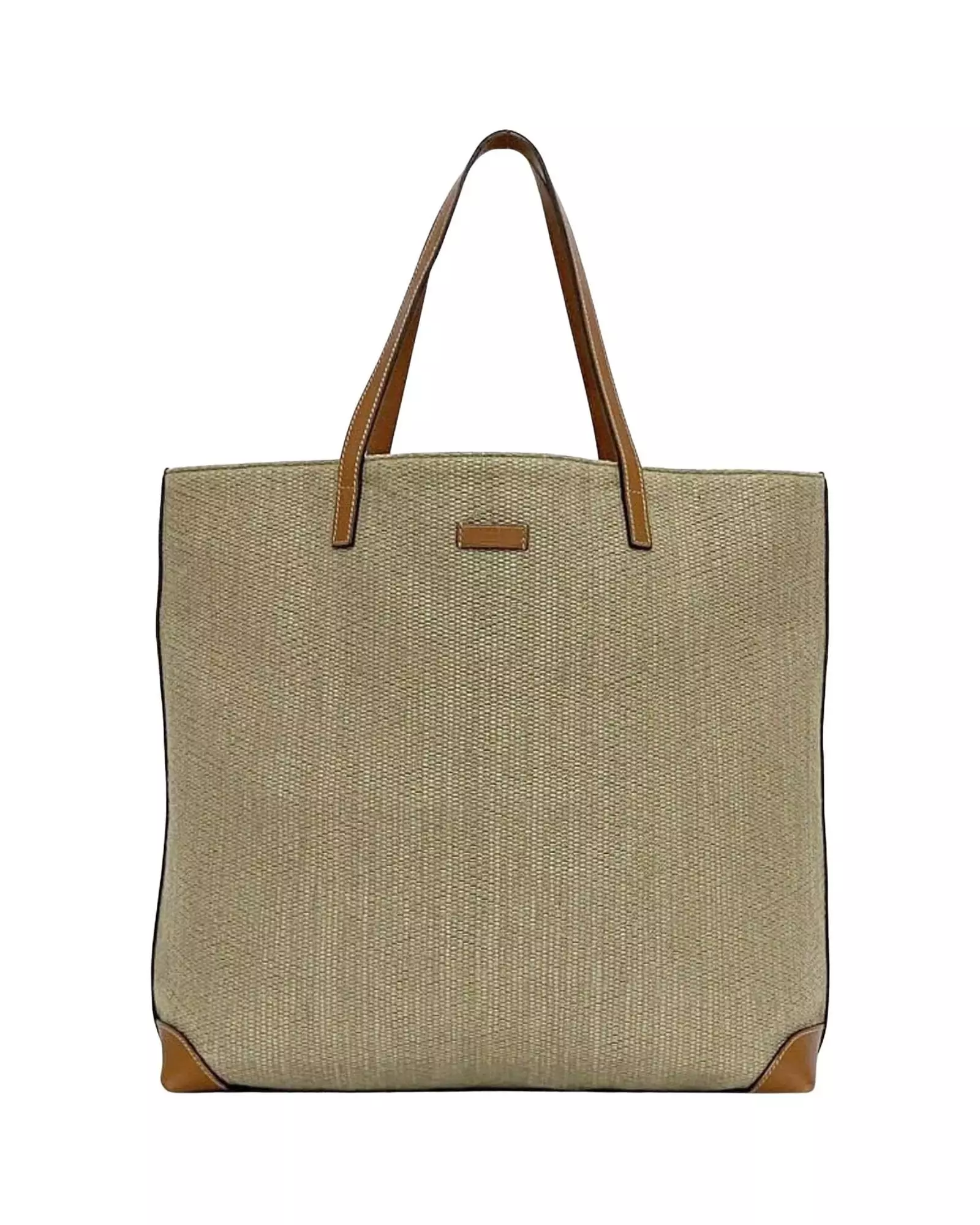 Preloved Beige Canvas Tote Model Tote Bag Women alternative image