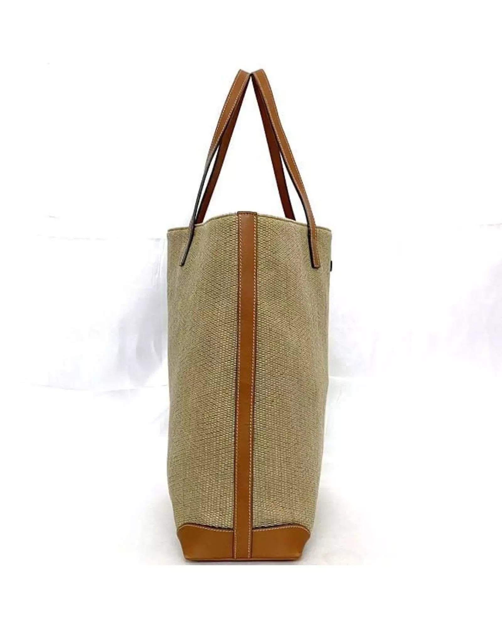 Preloved Beige Canvas Tote Model Tote Bag Women alternative image
