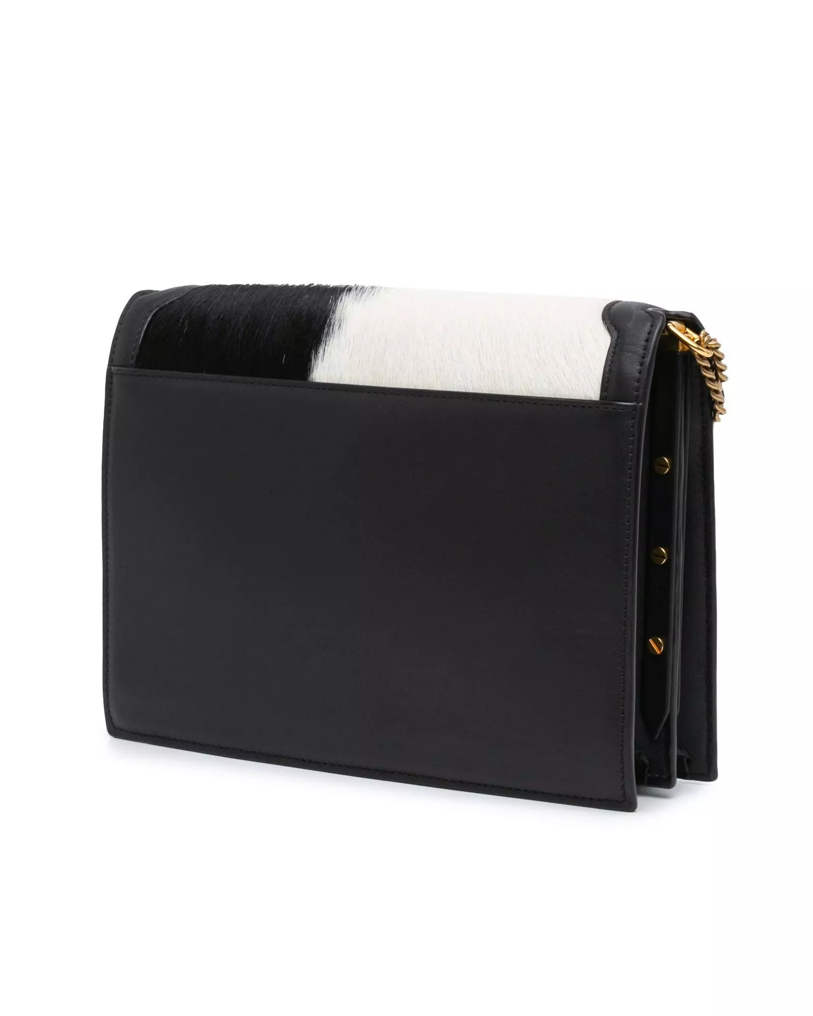 Preloved Cassandra Cowhide Wallet on Chain Wo - Black Crossbody alternative image