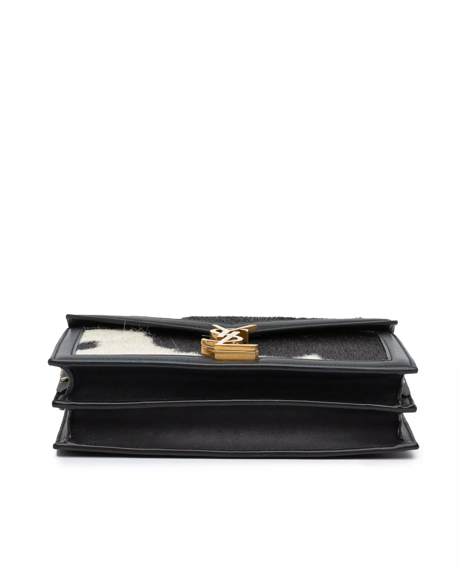 Preloved Cassandra Cowhide Wallet on Chain Wo - Black Crossbody alternative image