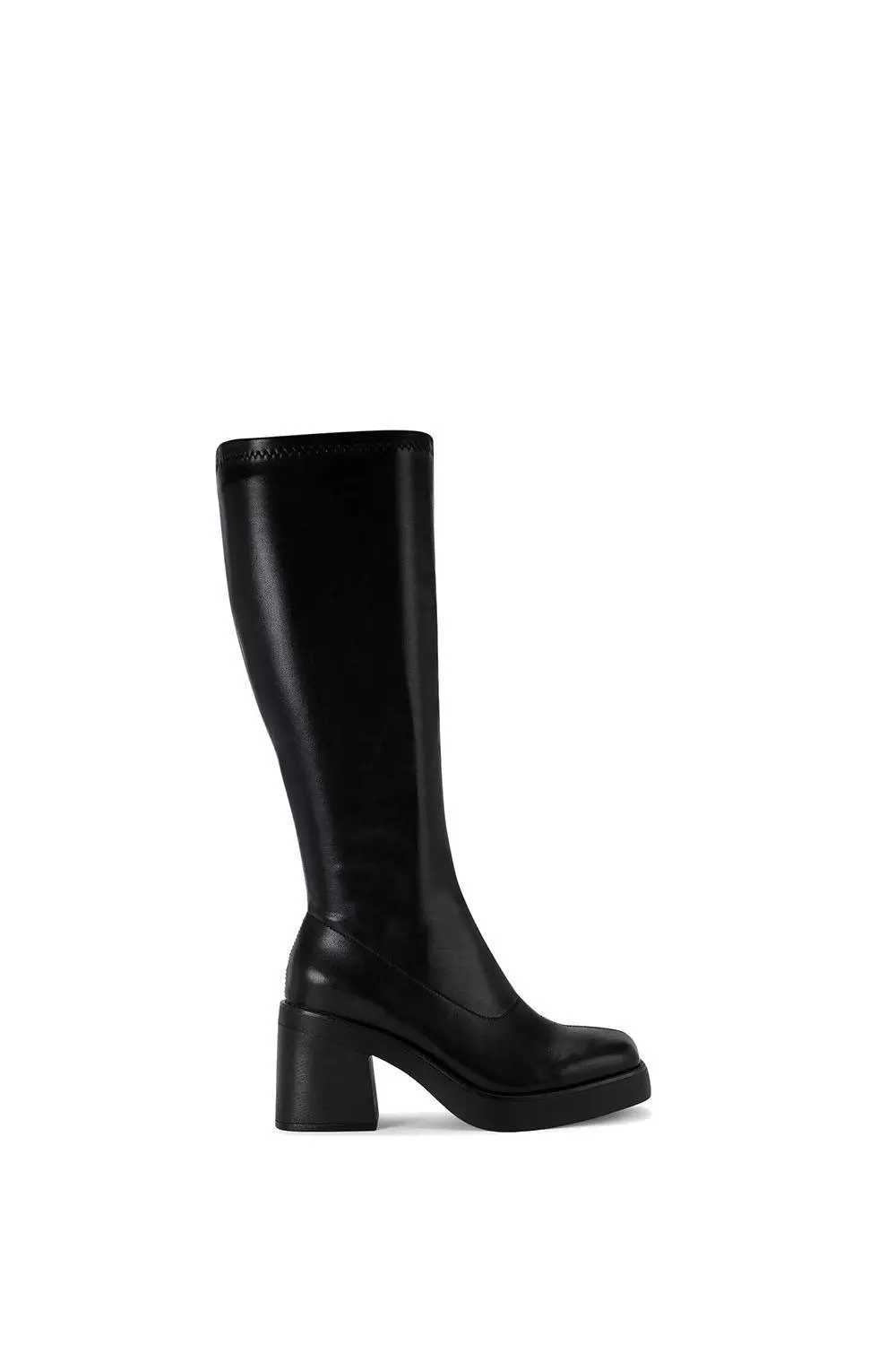 Black 'Sylvie High Leg'  Boots alternative image