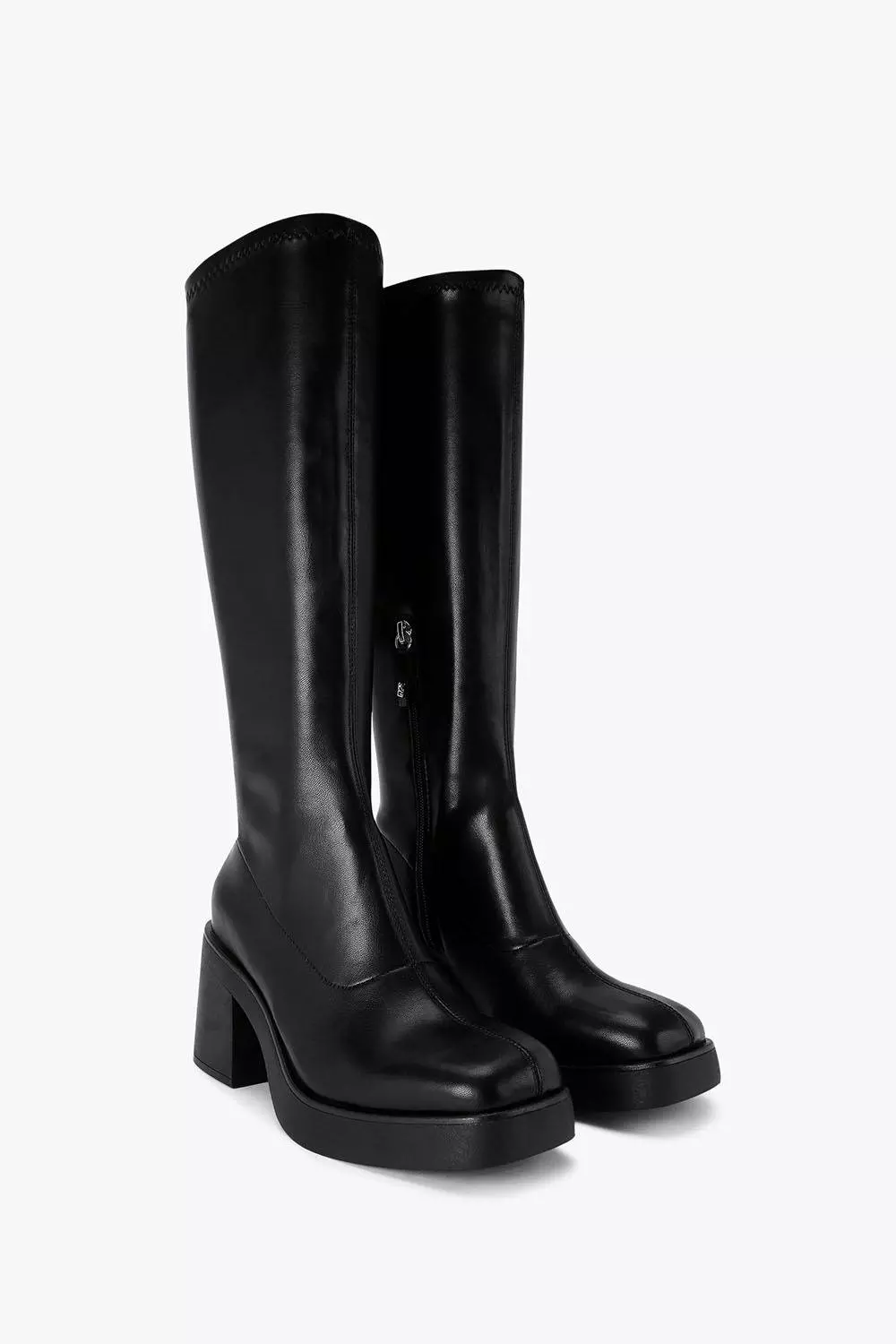 Black 'Sylvie High Leg'  Boots alternative image