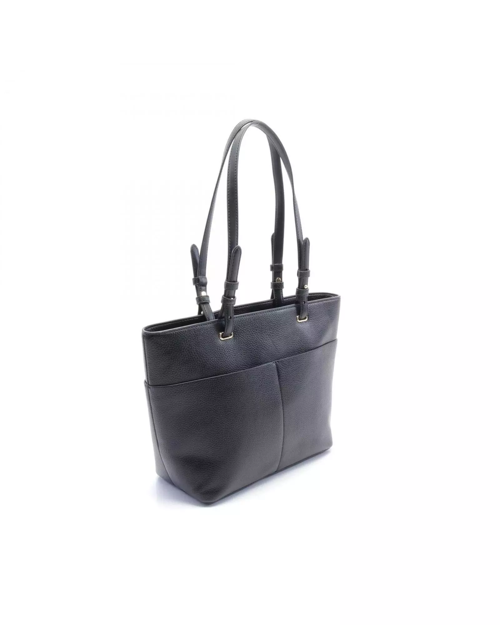 Preloved Jet Set Medium Tote Pebbled Leather Wo - Black Tote Bags alternative image