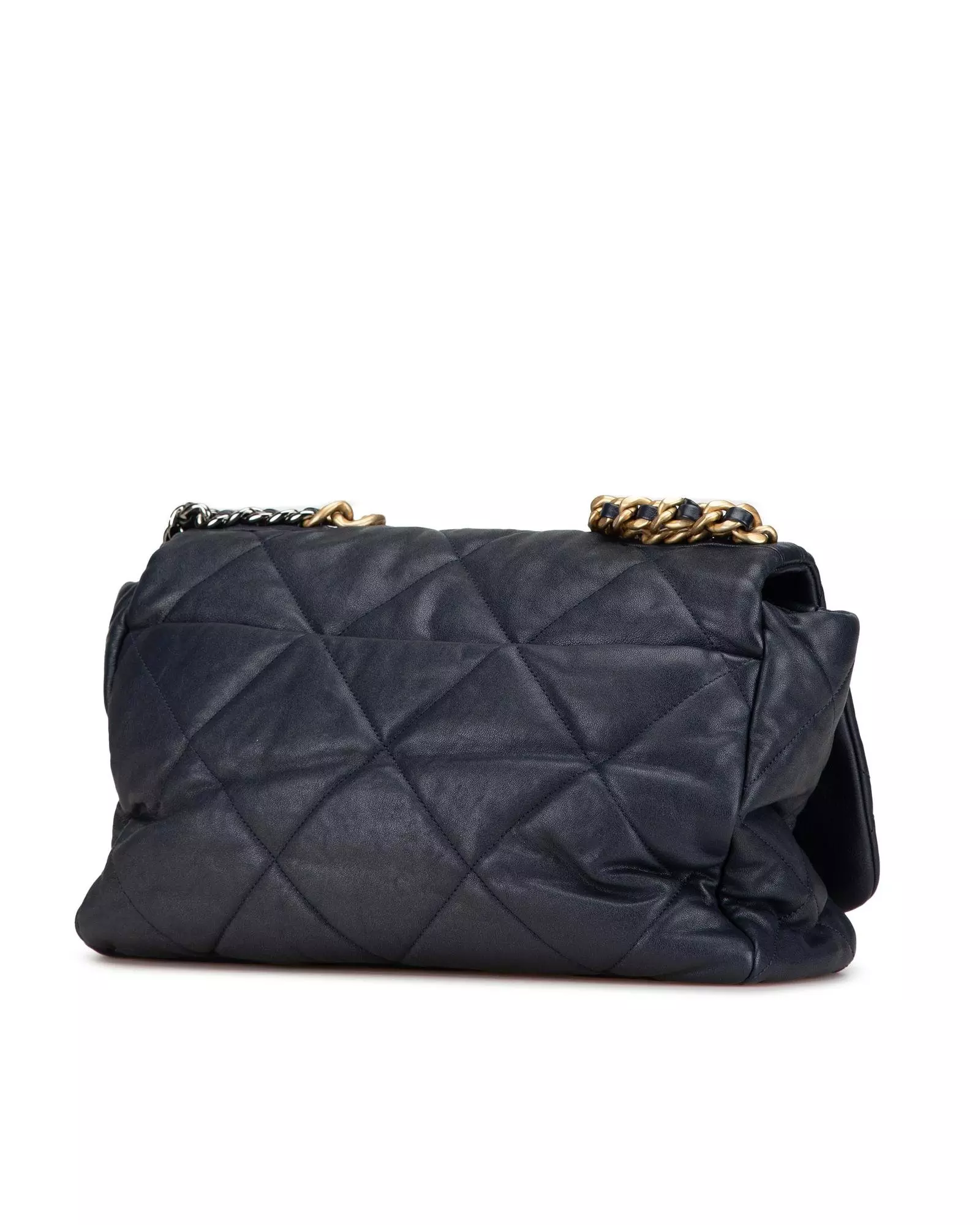 Preloved 22 Medium Quilted Lambskin Shoulder Bag Women - Blue alternative image