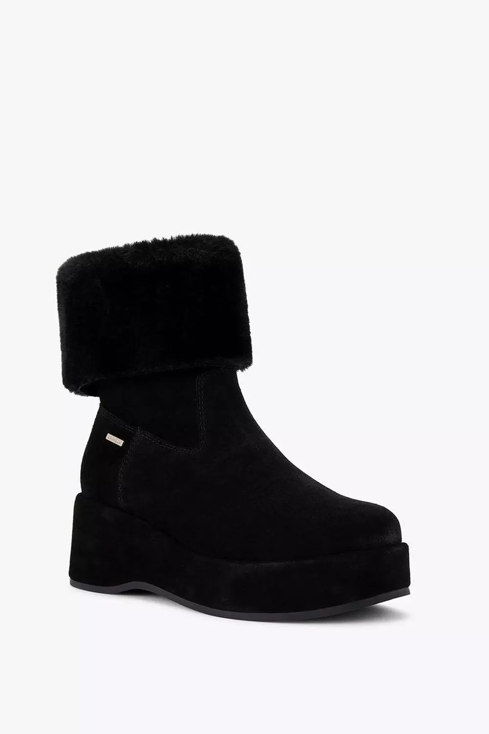 Black 'Apres Fur' Suede Boots alternative image