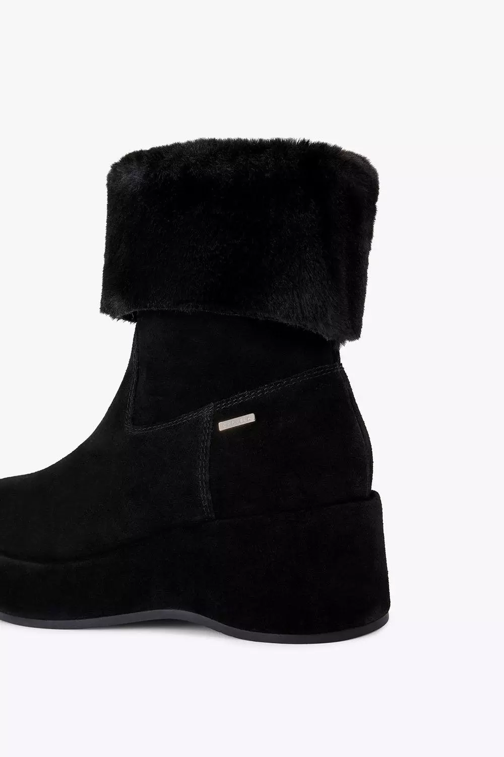 Black 'Apres Fur' Suede Boots alternative image