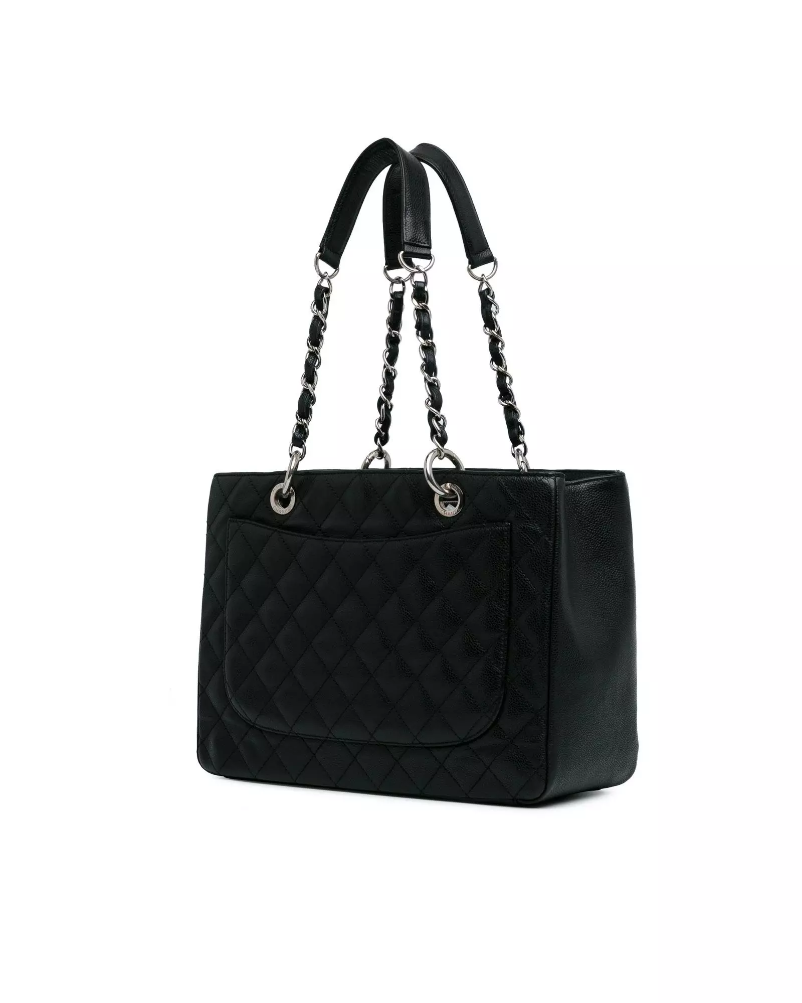 Preloved Classic Tote Bag Quilted Style Women - Black alternative image