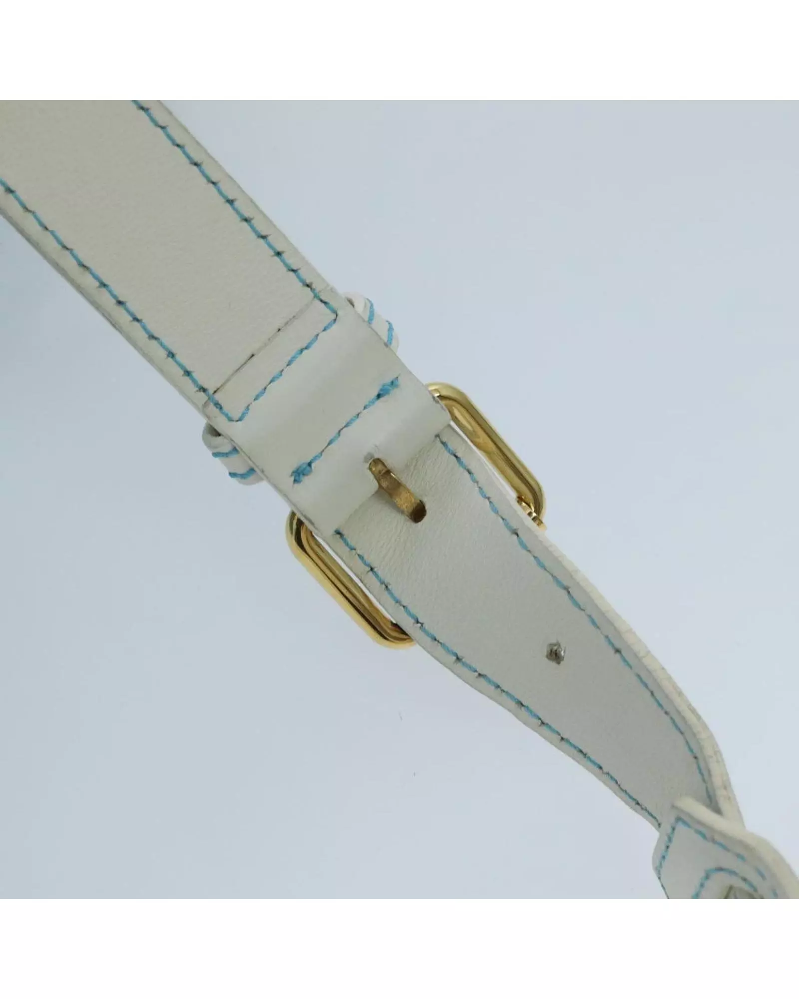 Preloved Cline Suede Shoulder Bag Light Blue Women alternative image