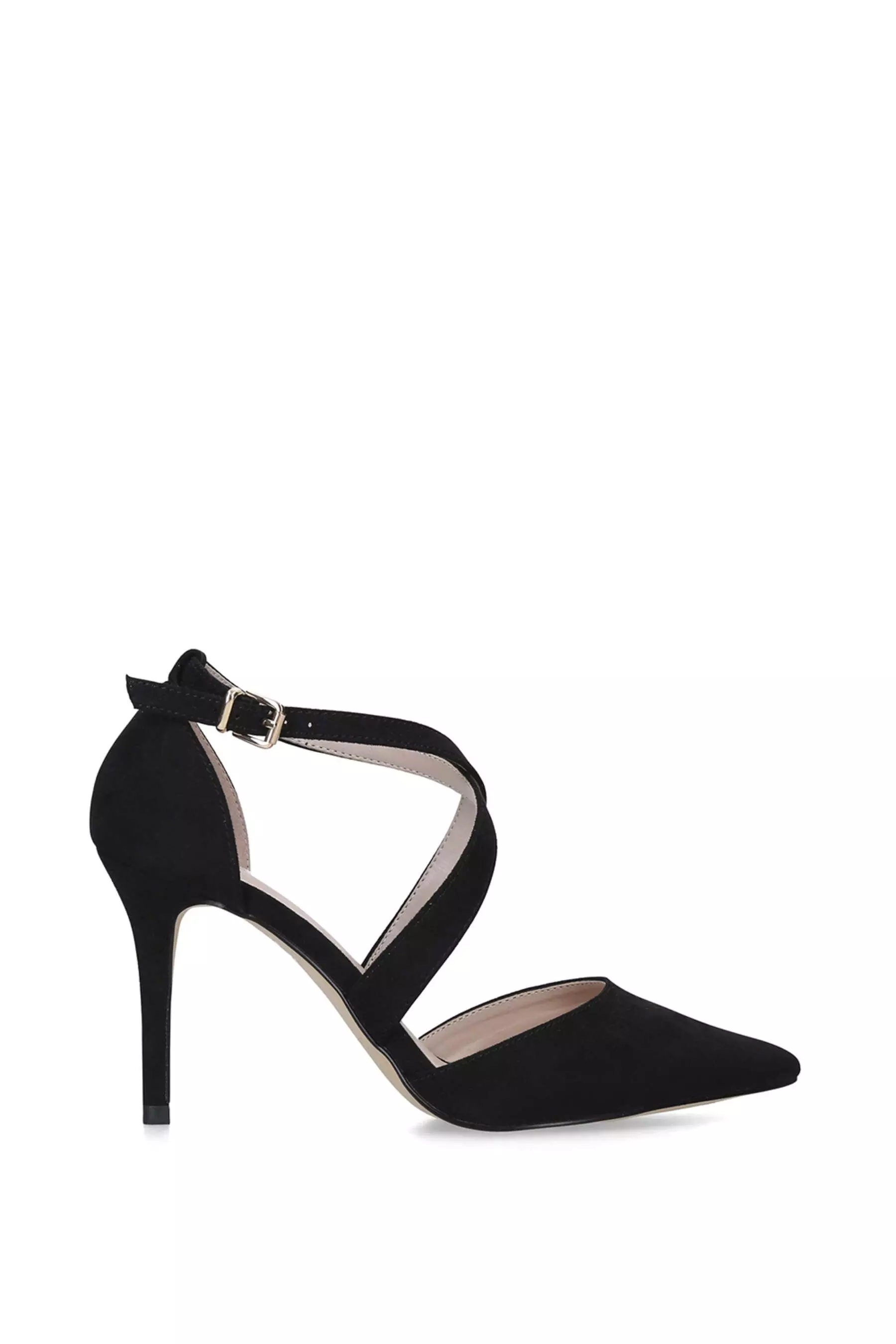 Black 'Kross 2' Suedette Heels alternative image