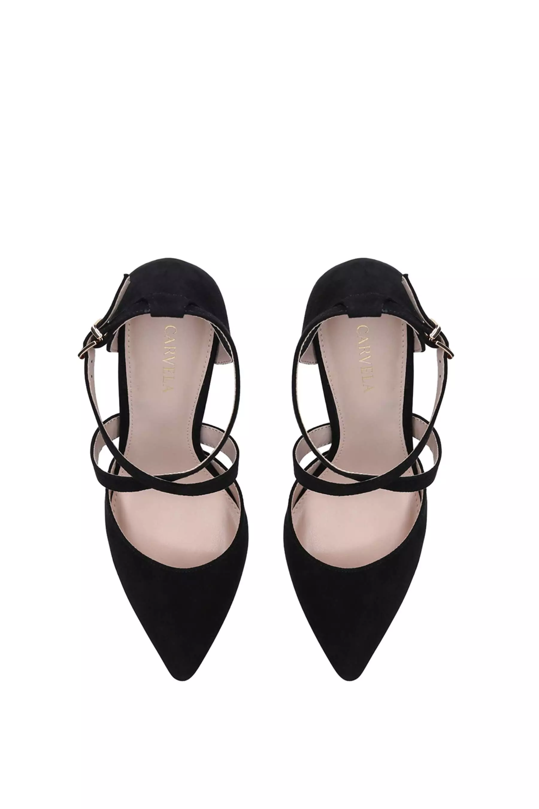 Black 'Kross 2' Suedette Heels alternative image