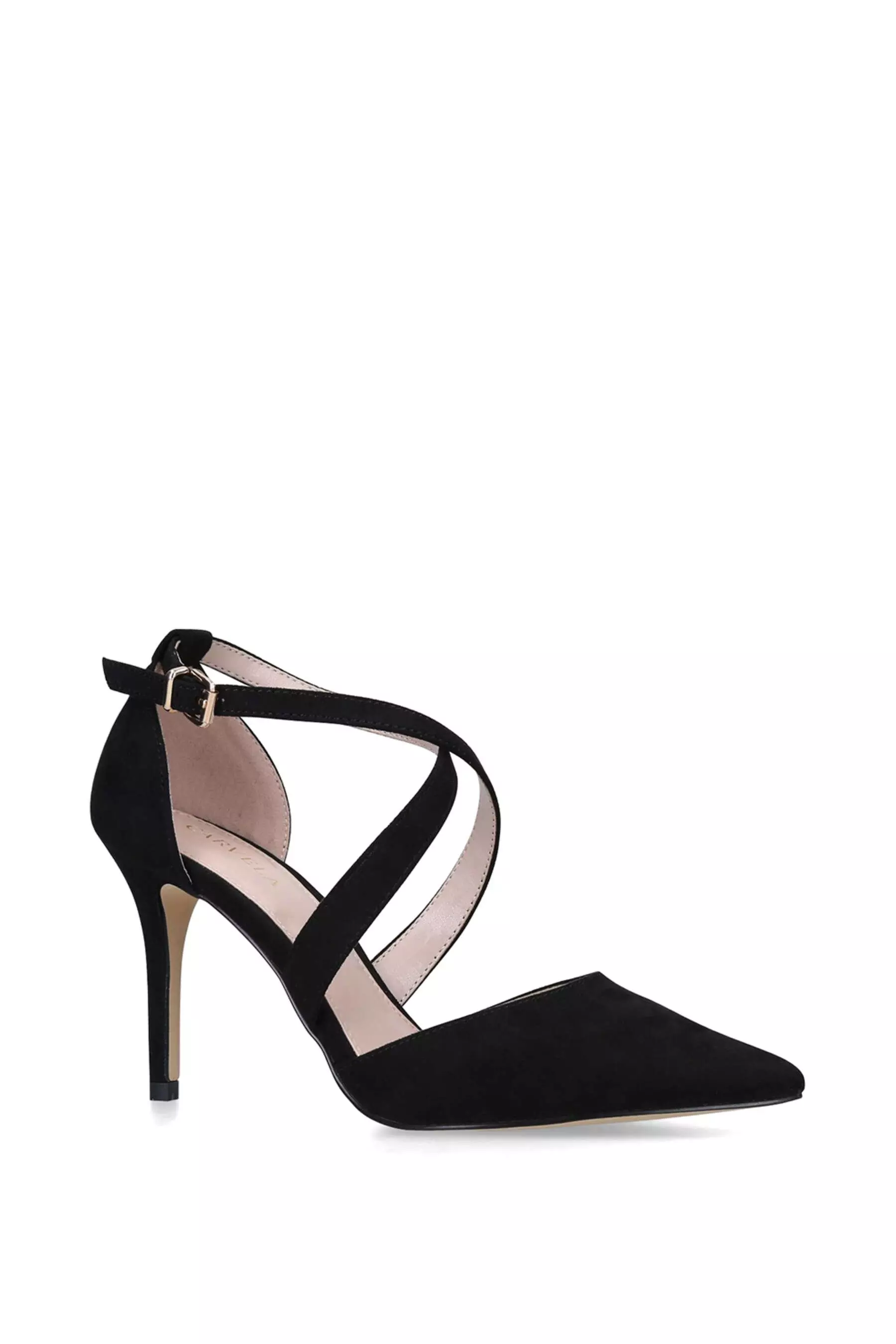 Black 'Kross 2' Suedette Heels alternative image