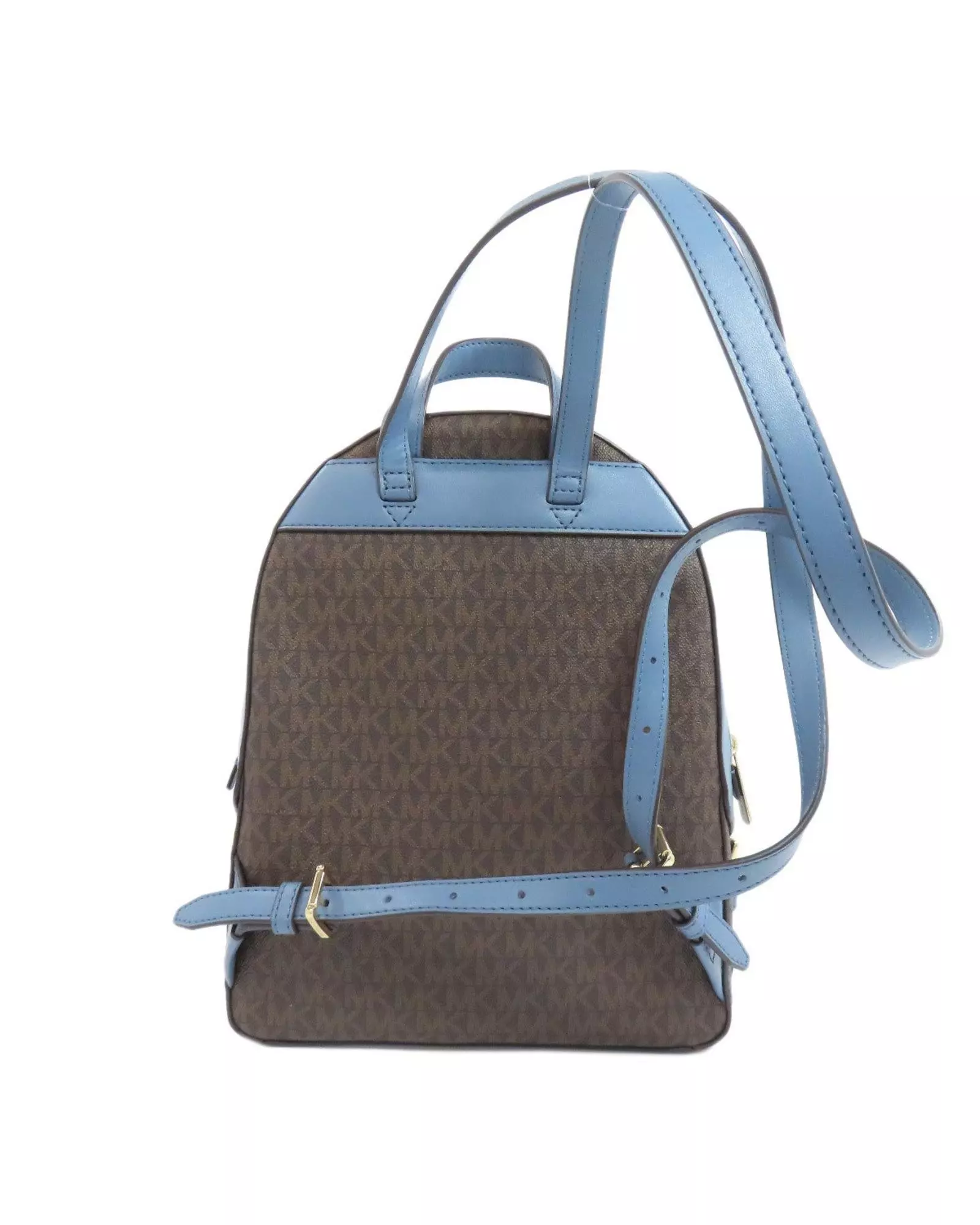 Brown Preloved Rhea Zip Medium Backpack BrownBlue Women alternative image