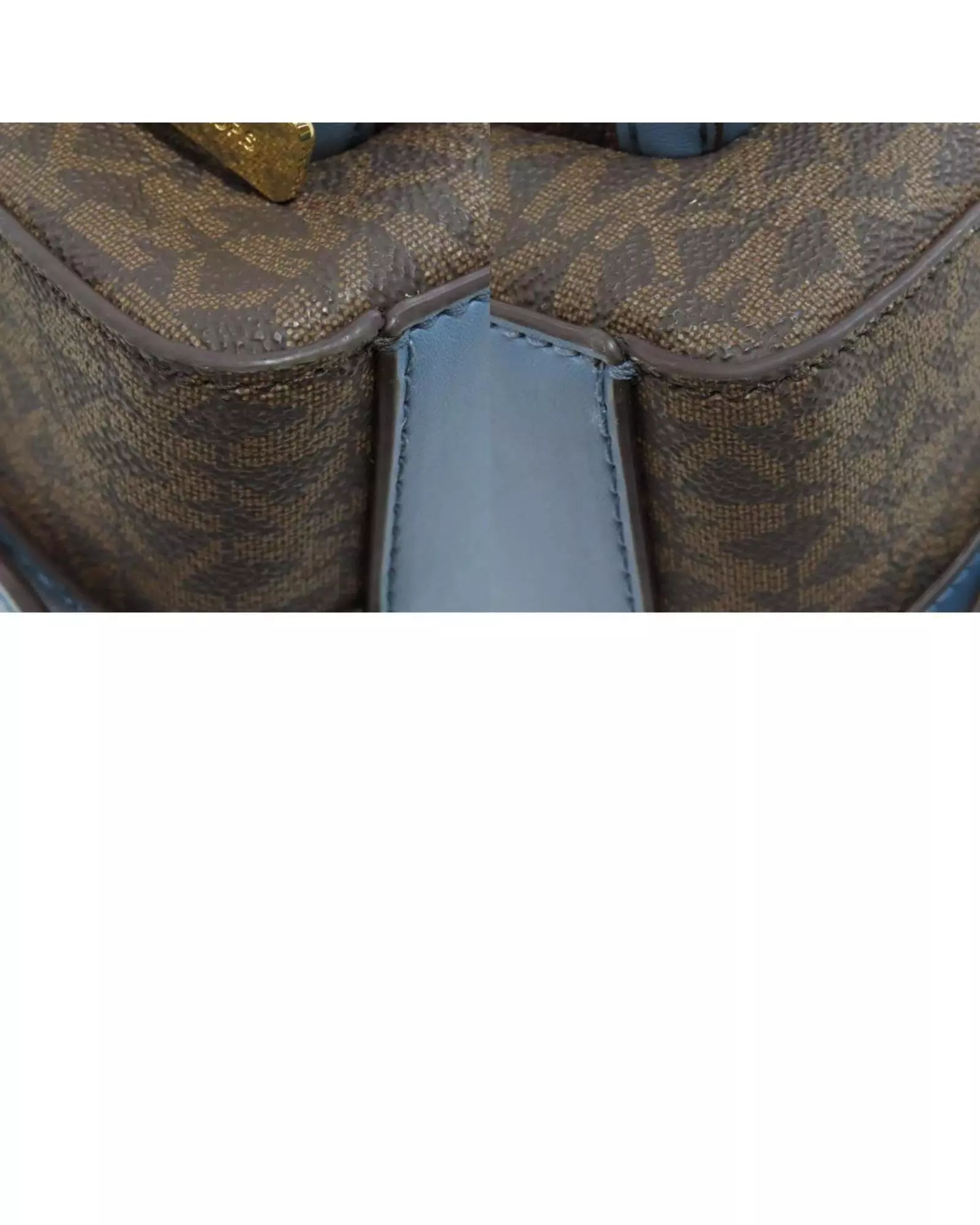 Brown Preloved Rhea Zip Medium Backpack BrownBlue Women alternative image