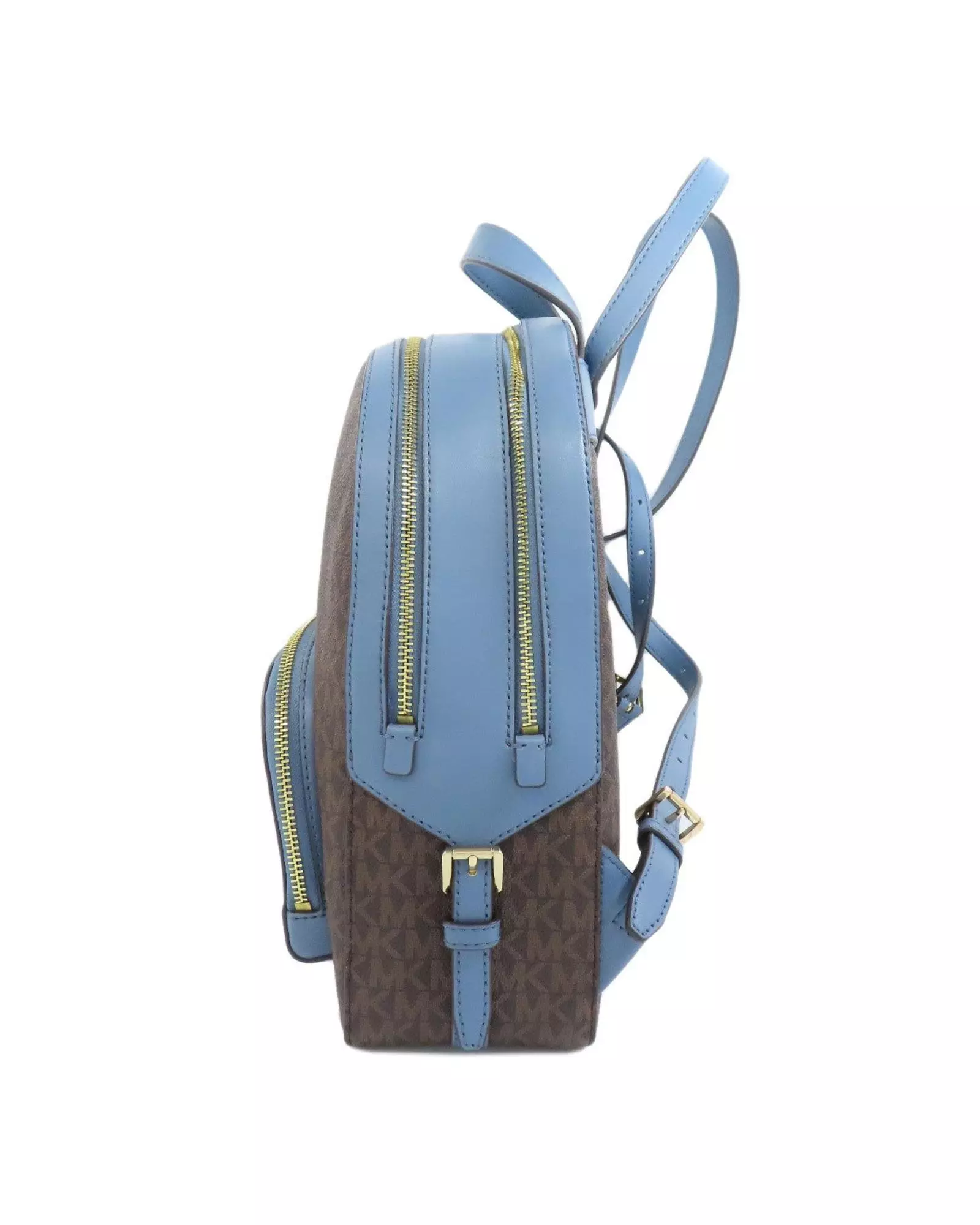 Brown Preloved Rhea Zip Medium Backpack BrownBlue Women alternative image