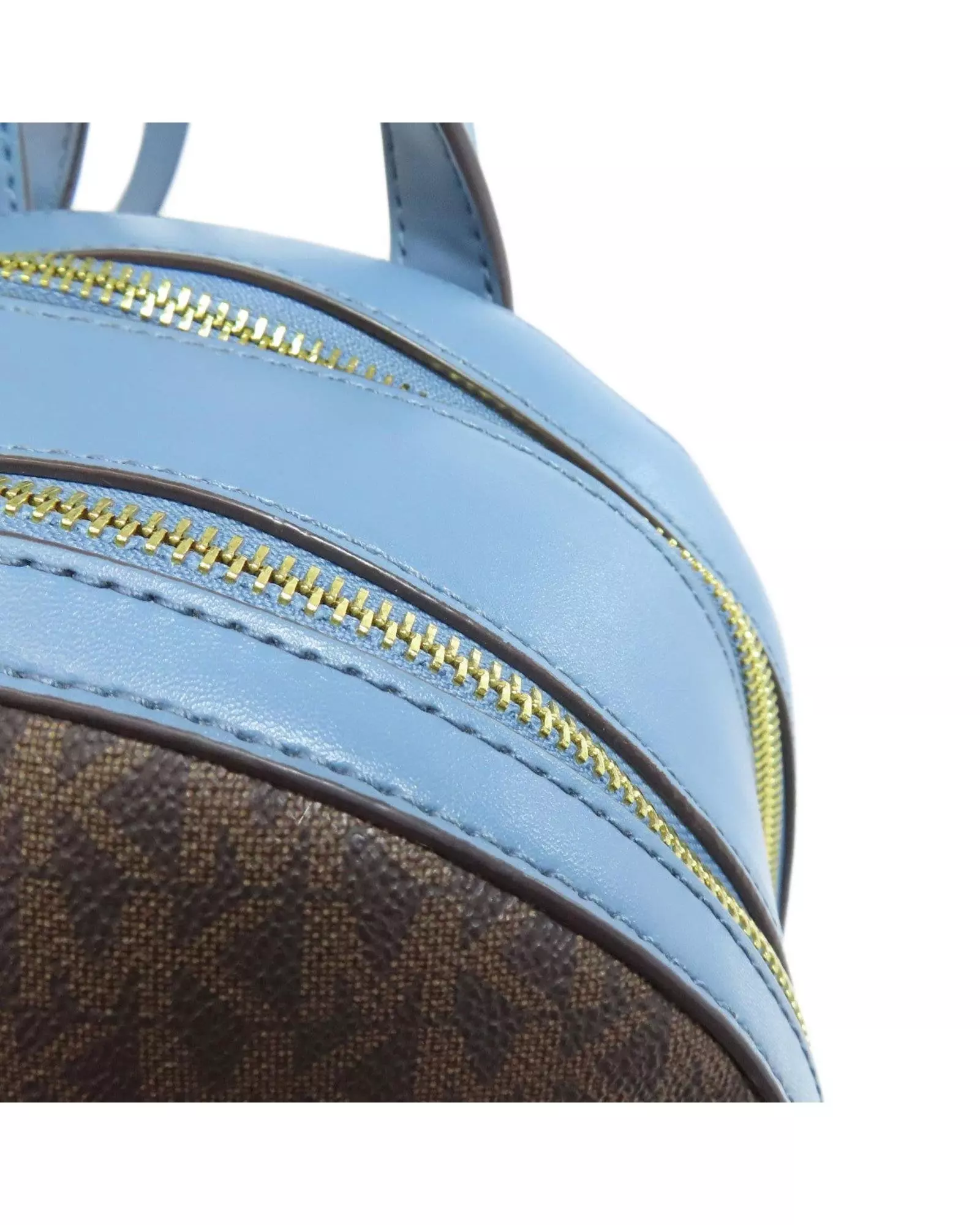 Brown Preloved Rhea Zip Medium Backpack BrownBlue Women alternative image
