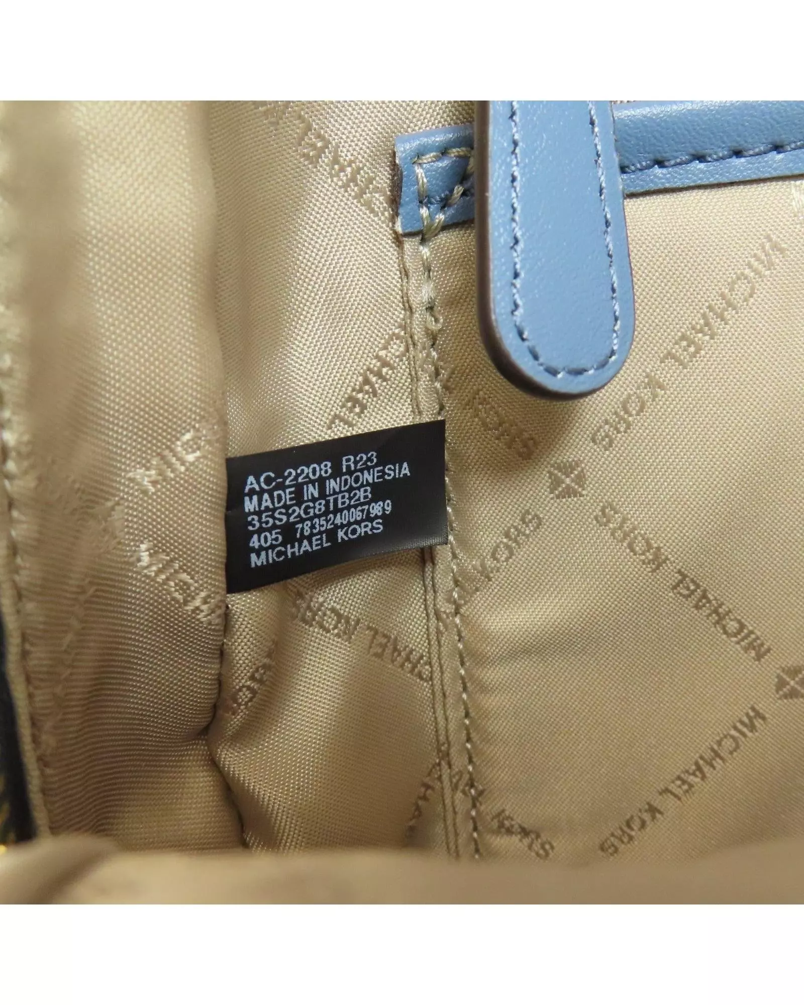 Brown Preloved Rhea Zip Medium Backpack BrownBlue Women alternative image