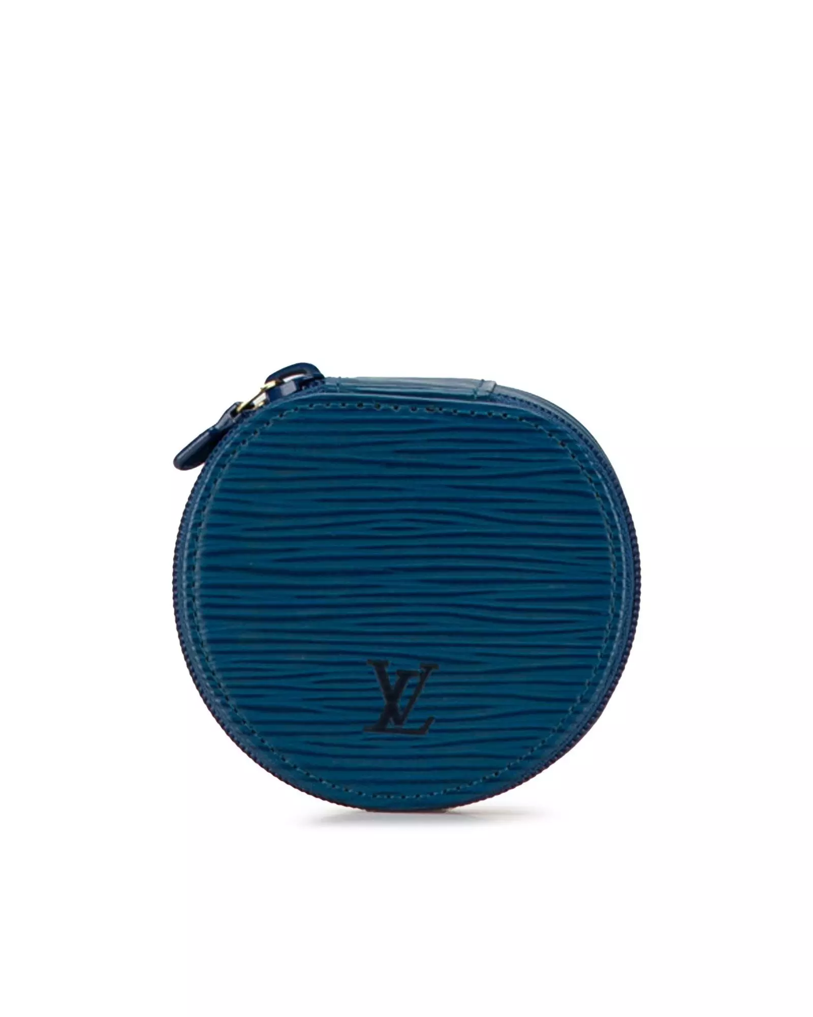 Preloved Ephese Round Zip Coin Purse Women - Blue alternative image