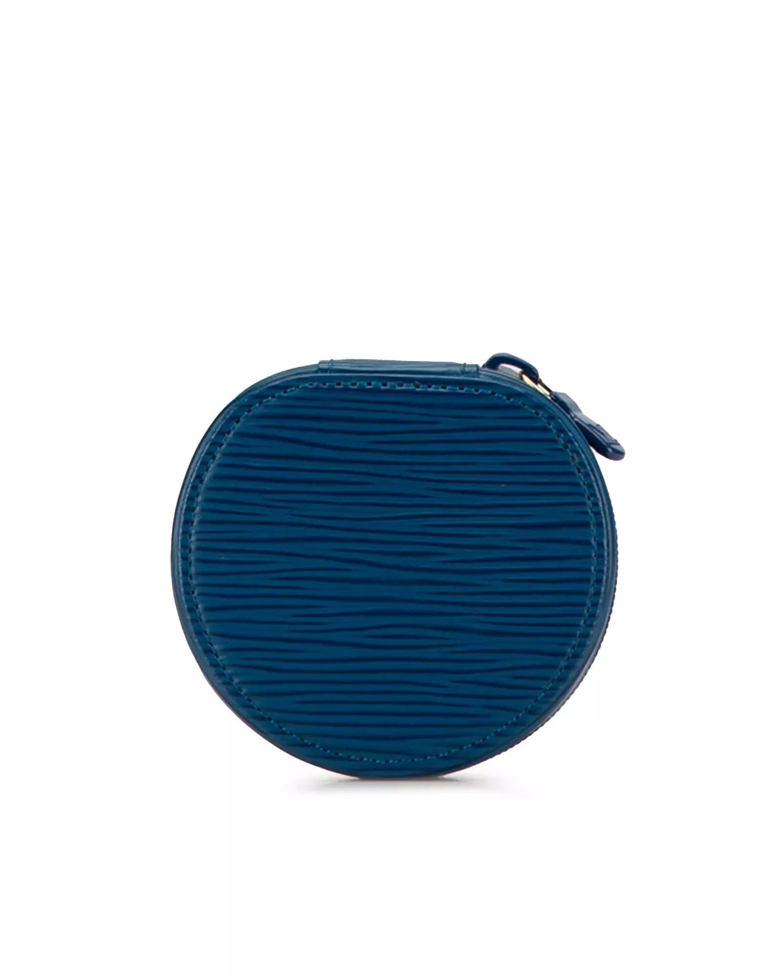 Preloved Ephese Round Zip Coin Purse Women - Blue alternative image