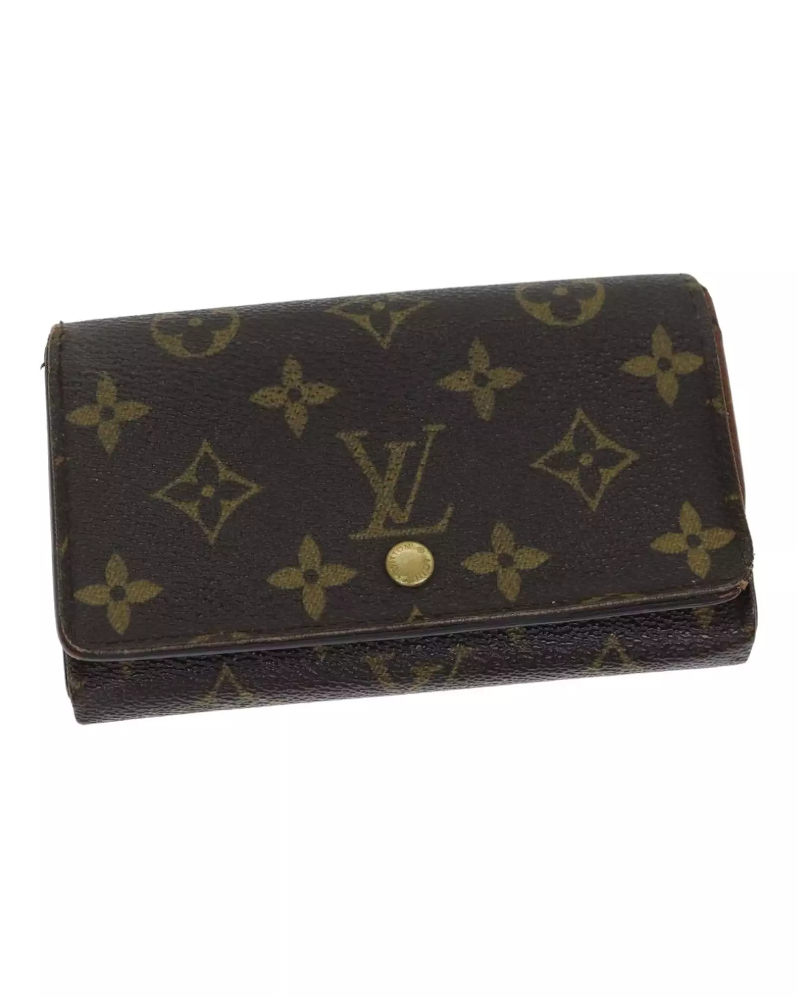 Black Preloved Monogram Canvas Multiple Key Holder M62631 Wo Wallets alternative image