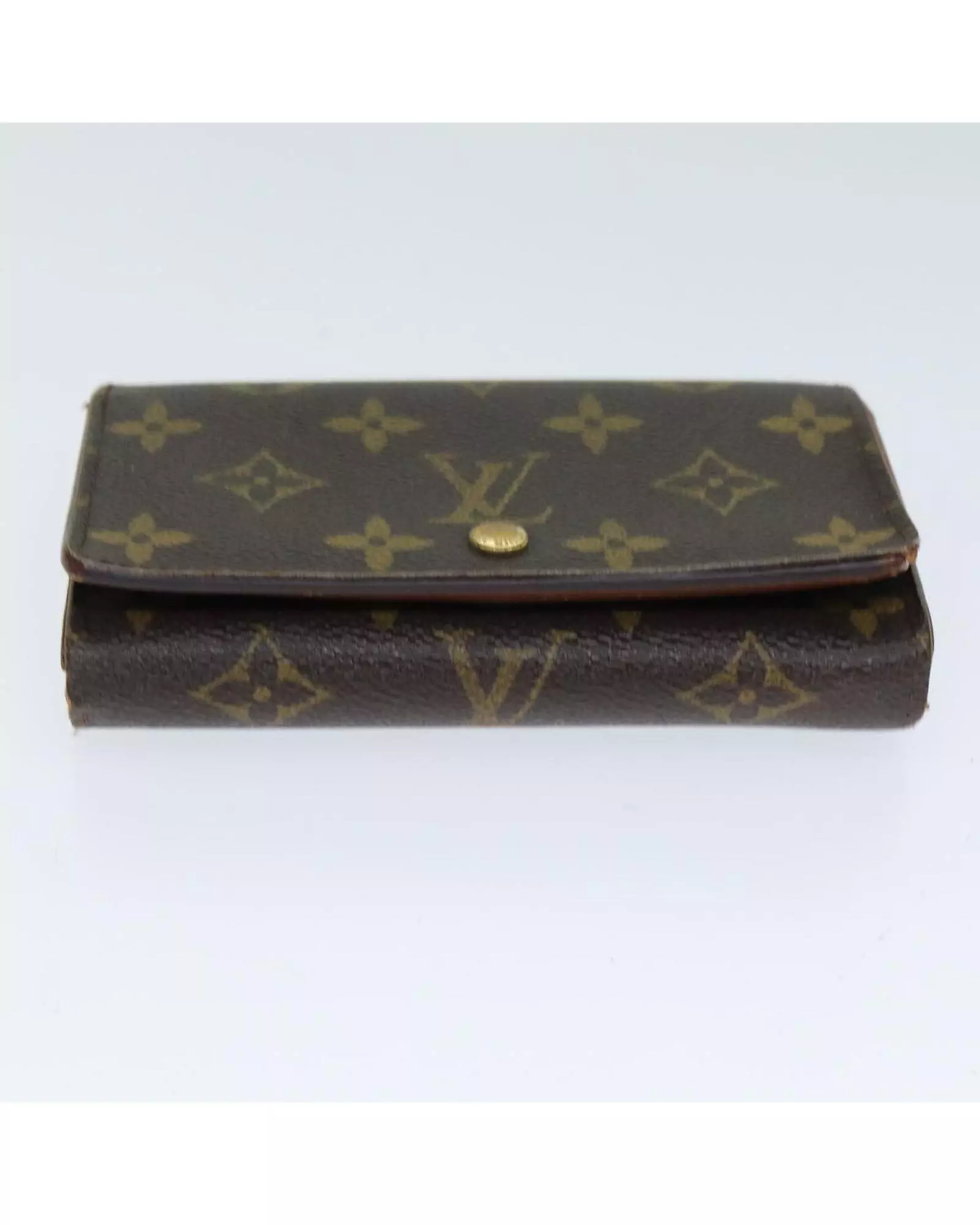 Black Preloved Monogram Canvas Multiple Key Holder M62631 Wo Wallets alternative image