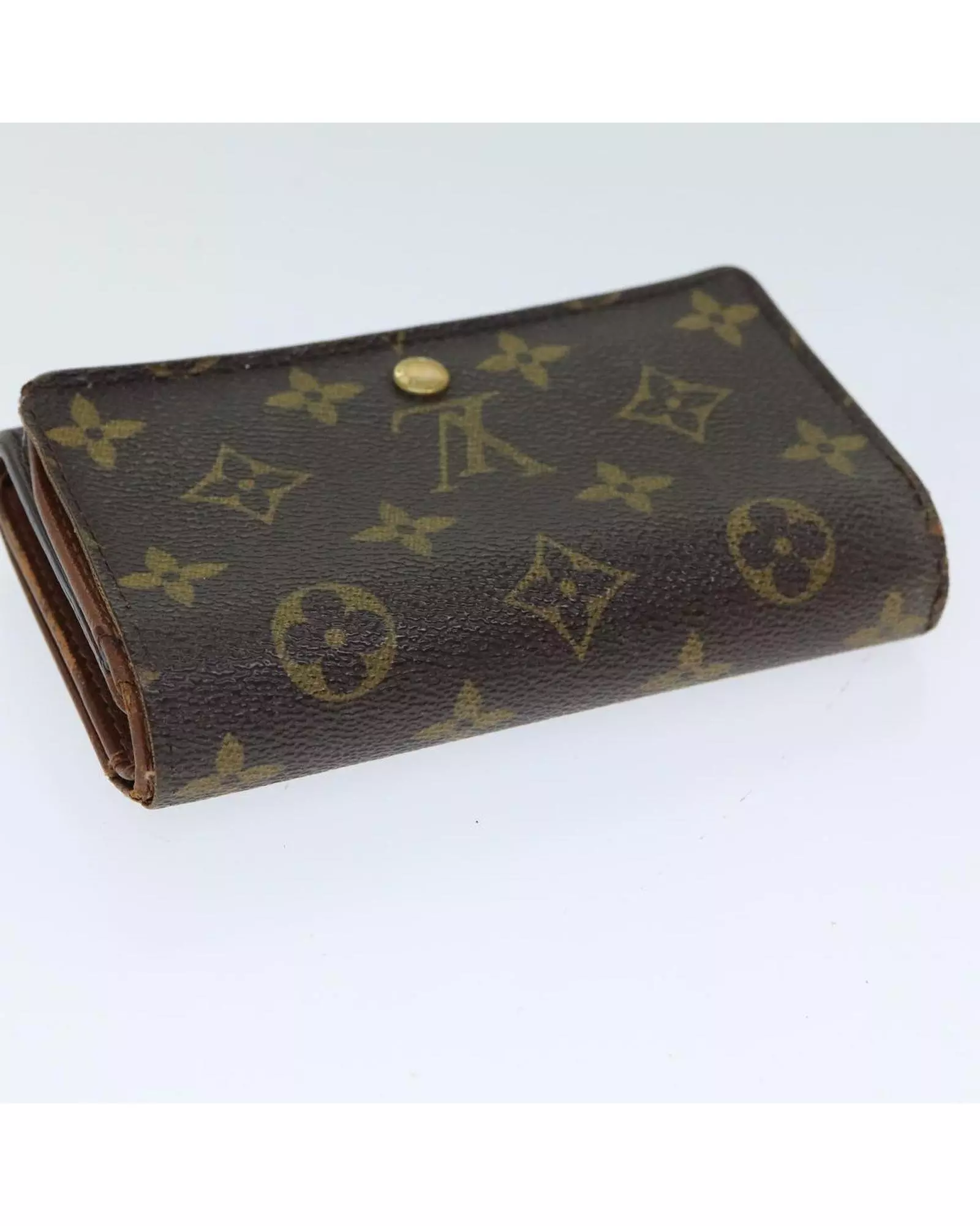 Black Preloved Monogram Canvas Multiple Key Holder M62631 Wo Wallets alternative image