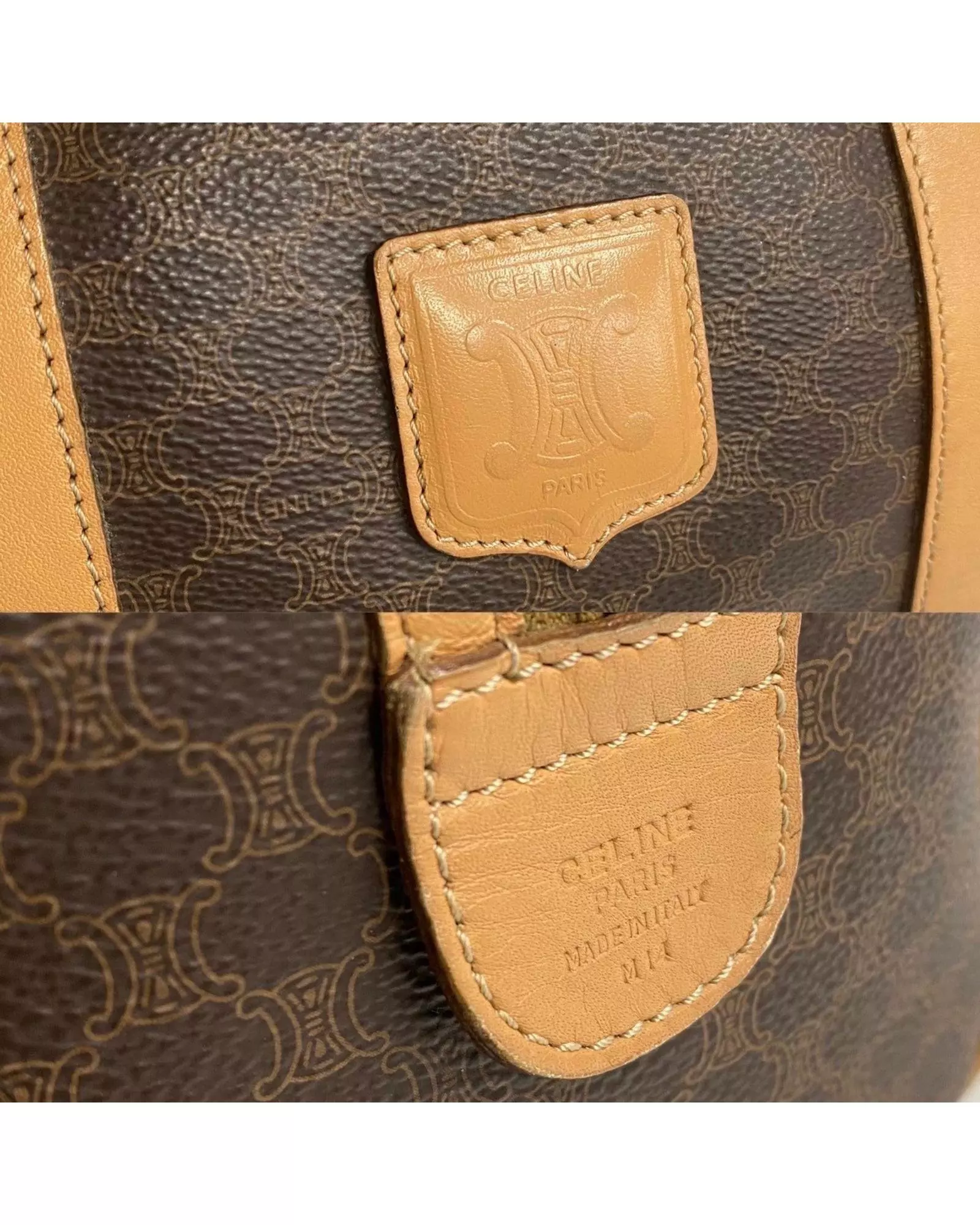 Preloved Vintage Boston Bag Macadam Style Wo - Brown Handbags alternative image