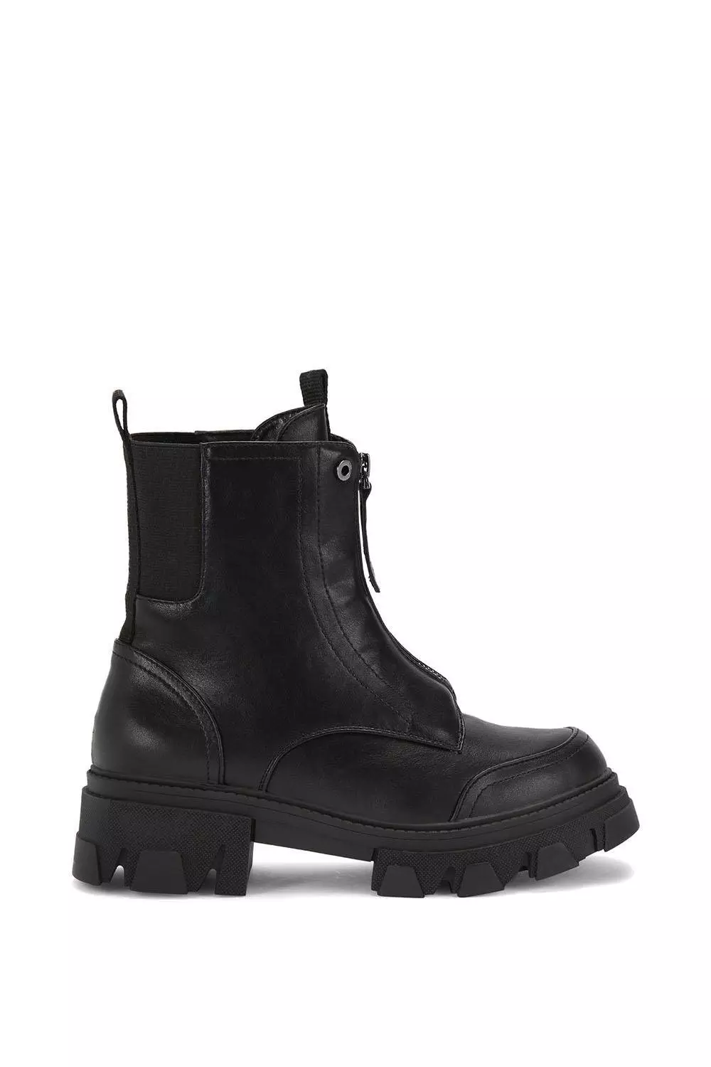 Black 'Explorer Zip'  Boots alternative image