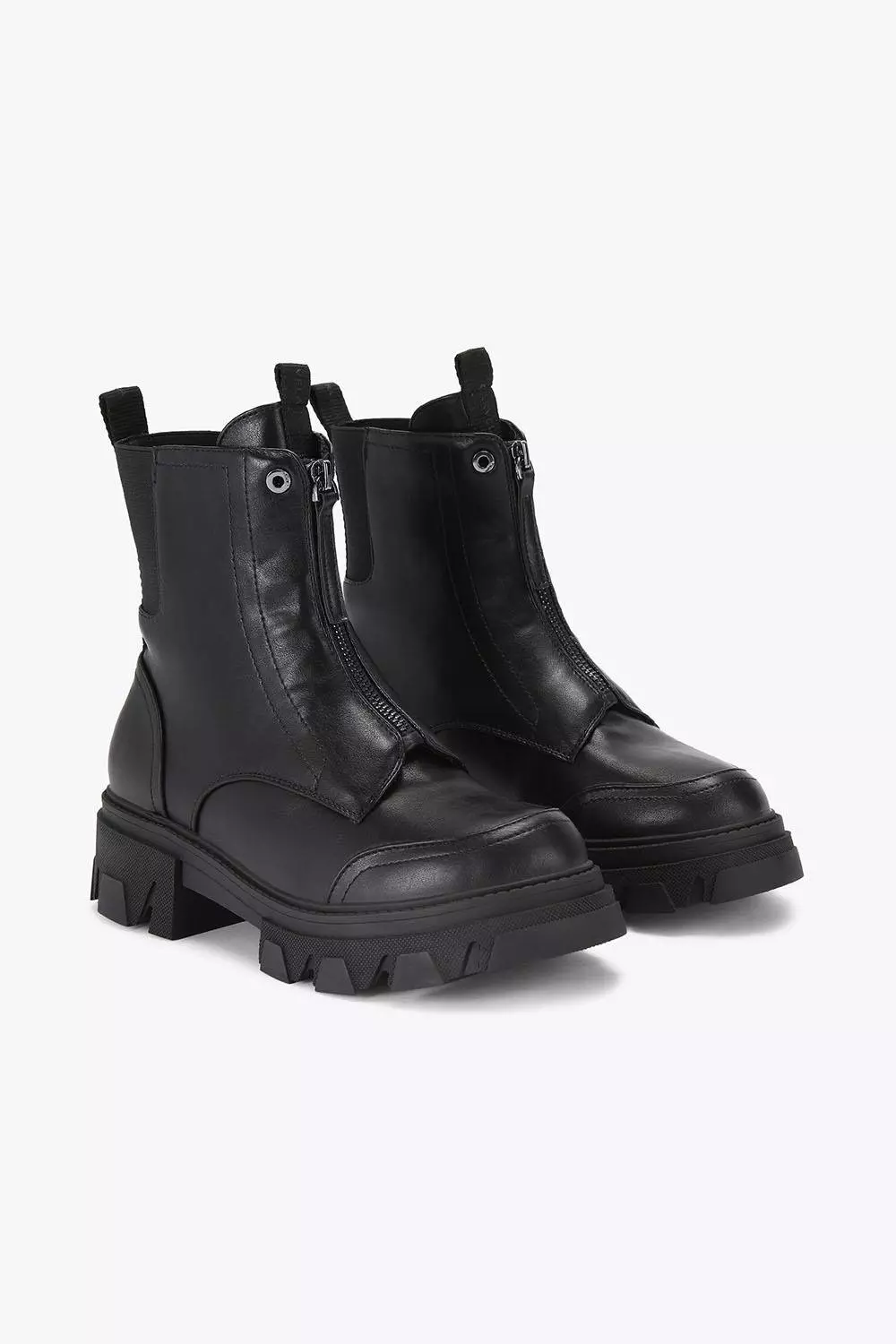 Black 'Explorer Zip'  Boots alternative image