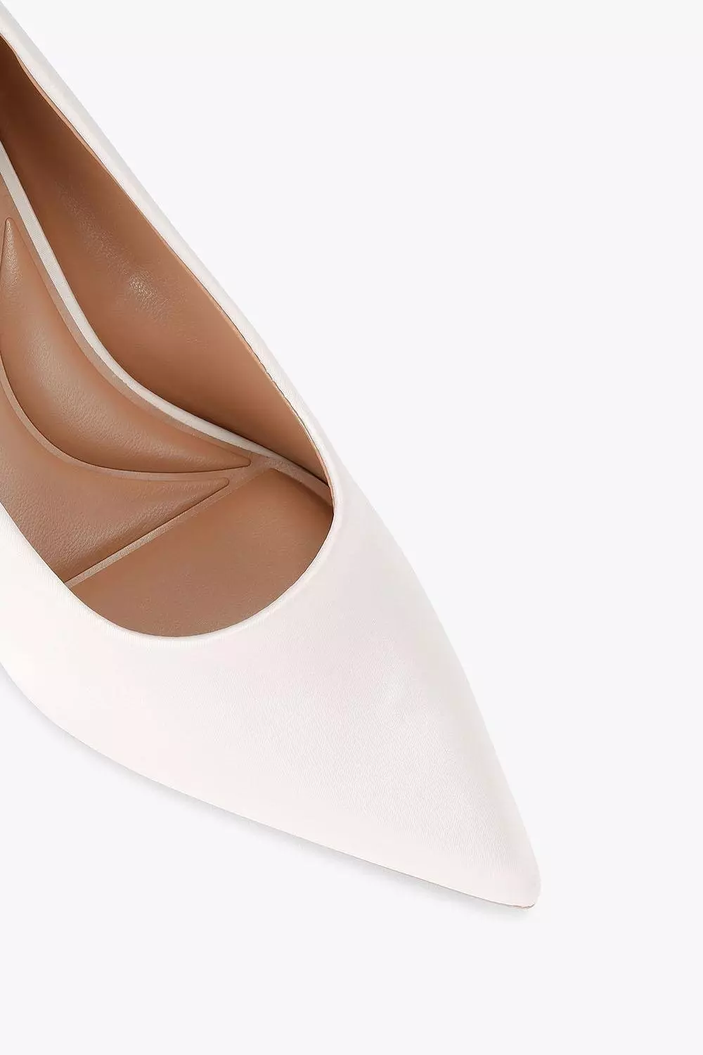 White 'Corletta Court' Satin Heels alternative image