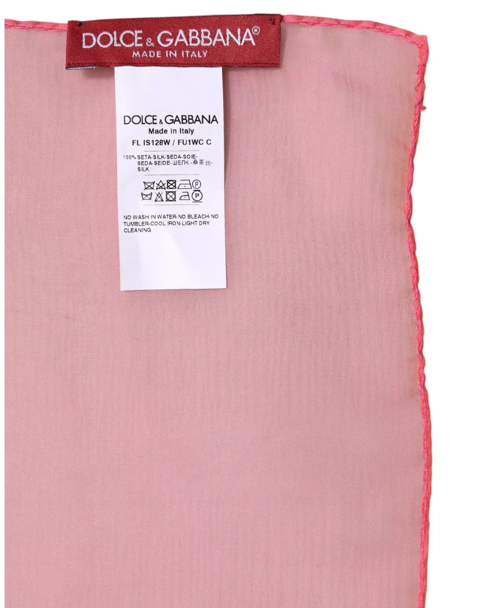 スカーフ DOLCE & GABBANA Woman Neck scarf Pink FN090RGDC5G H25QG Dolce & Gabbana Pink Silk Rectangle Women Wrap Shawl Women's