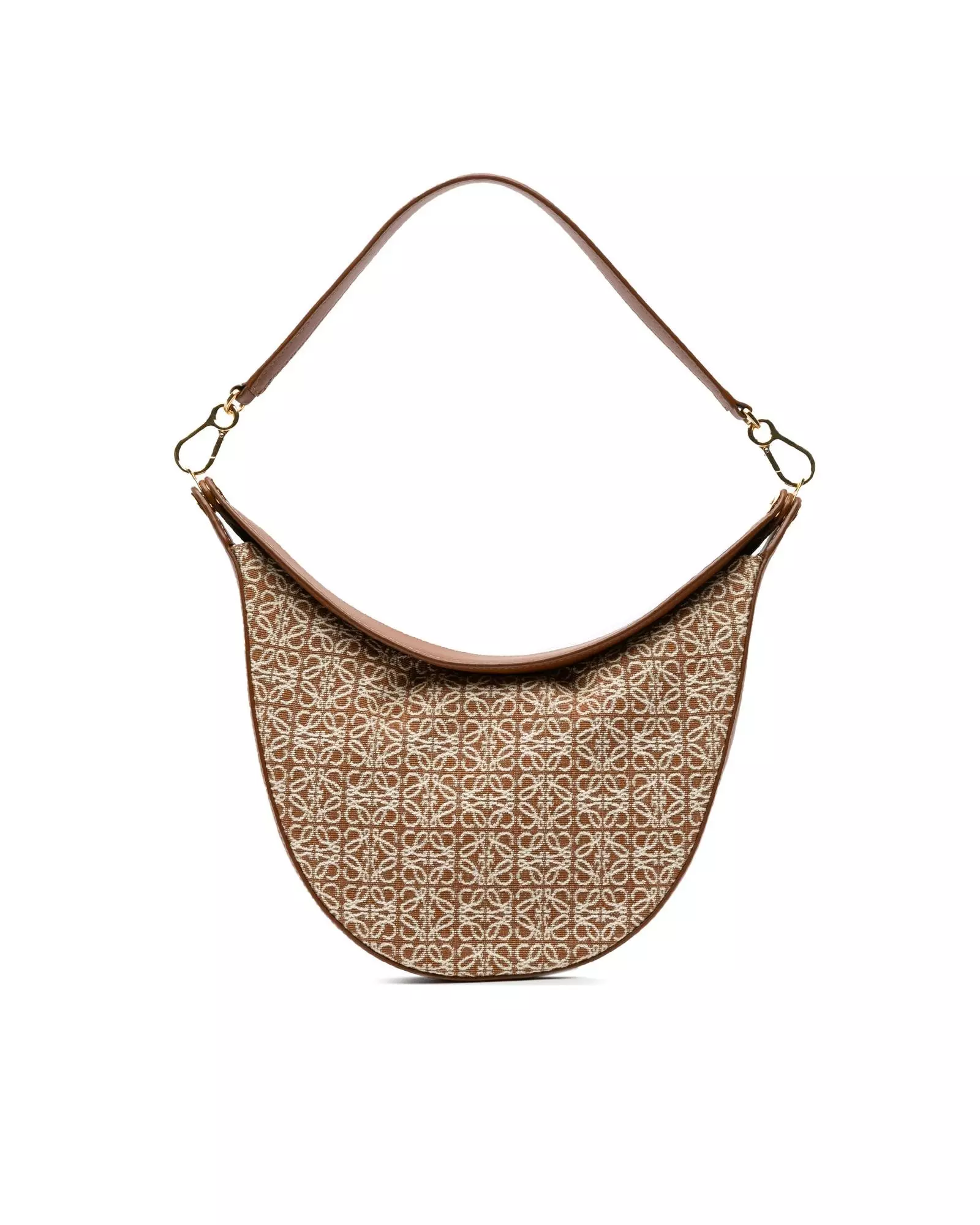 Preloved Gate Hobo Bag Anagram Jacquard Style Women - Brown alternative image
