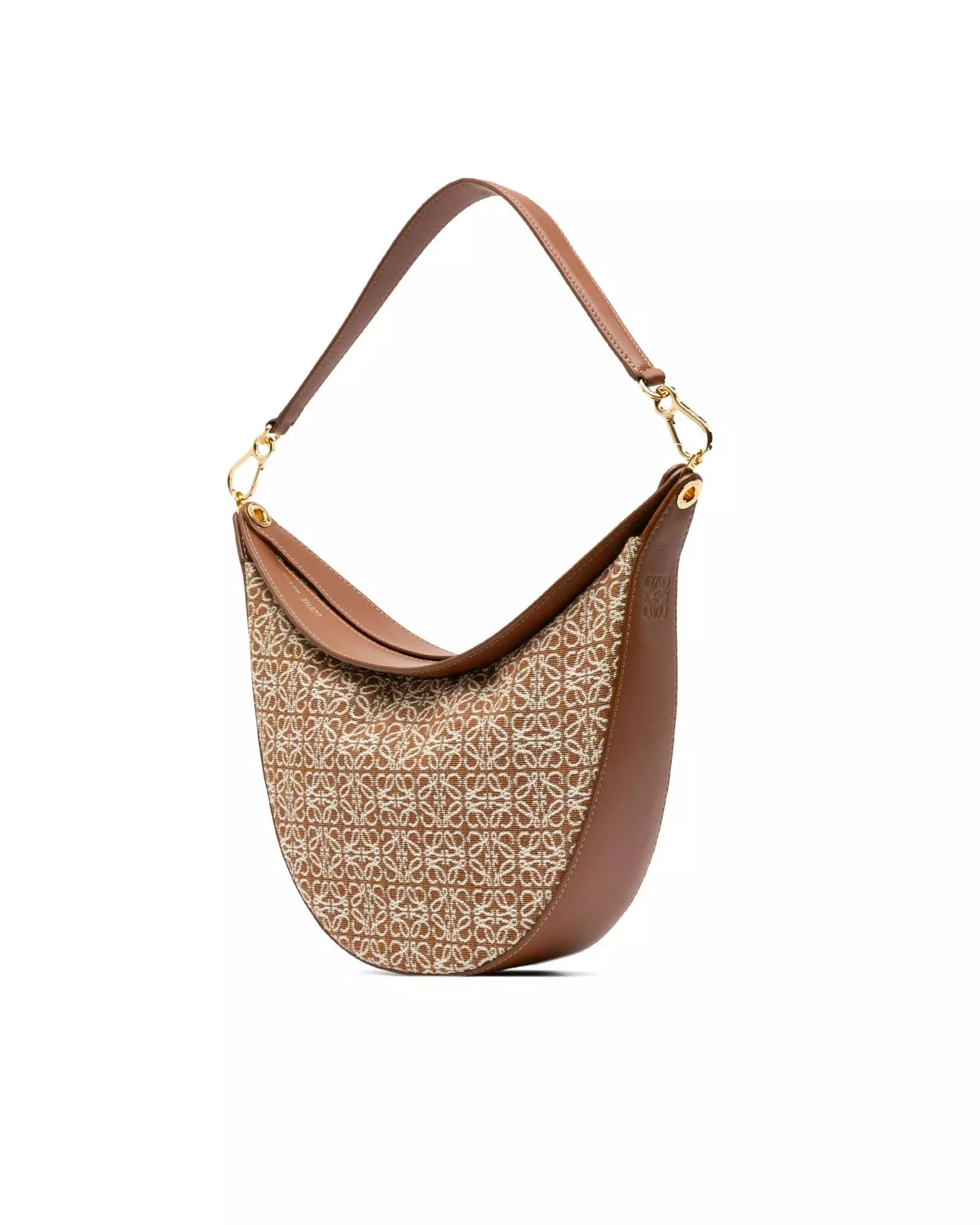 Preloved Gate Hobo Bag Anagram Jacquard Style Women - Brown alternative image