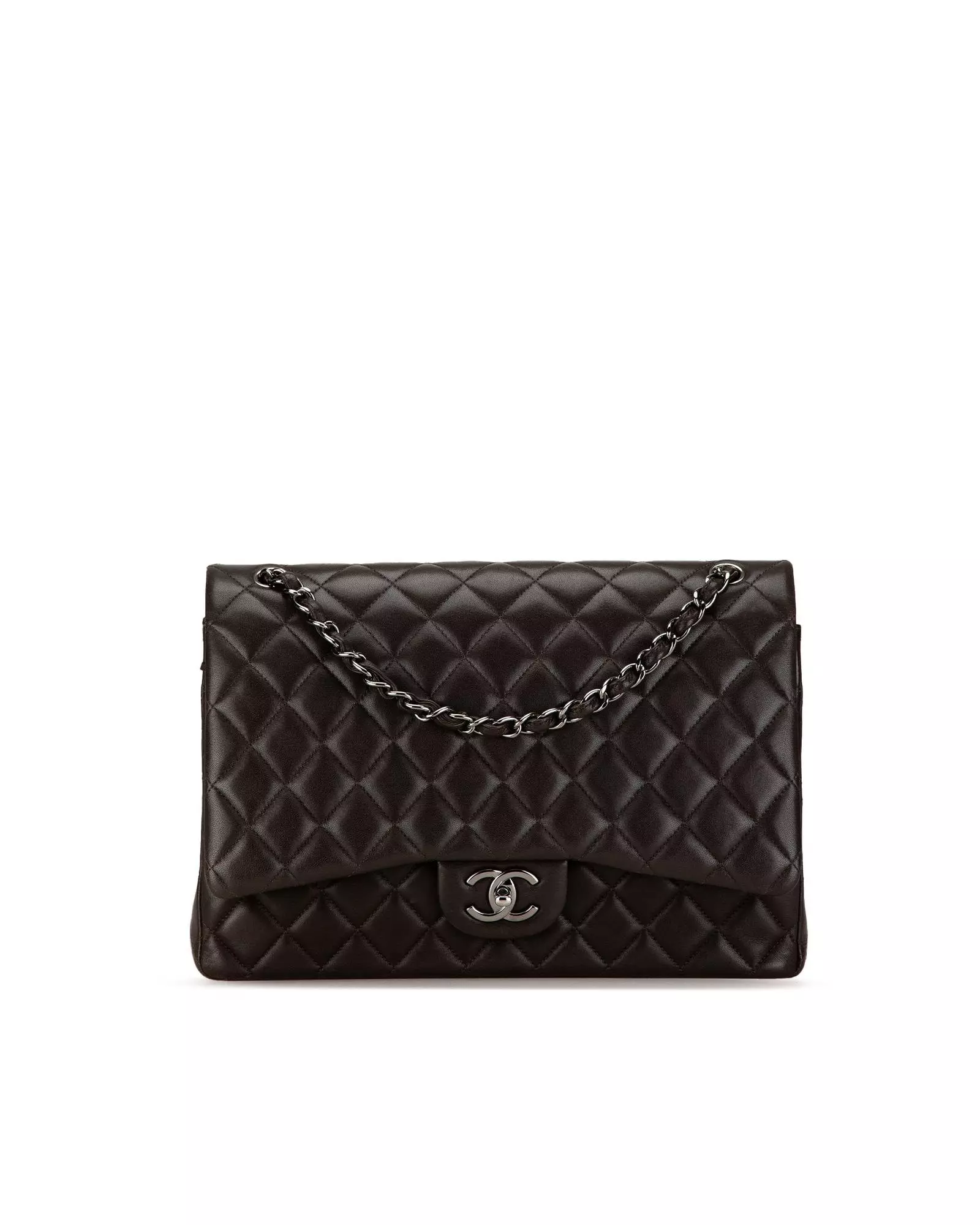 Preloved Classic Double Flap Jumbo Bag Women - Black Shoulder Bags alternative image