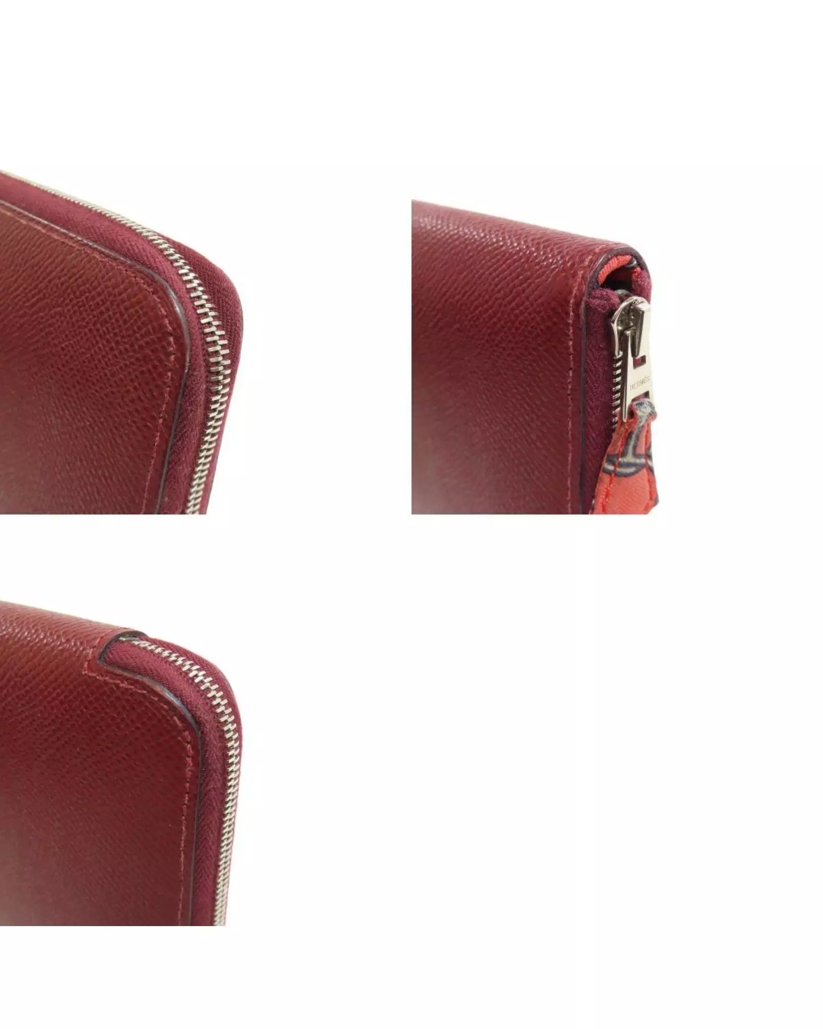 Red Preloved Zip Long Wallet Classic Women - Burgundy alternative image
