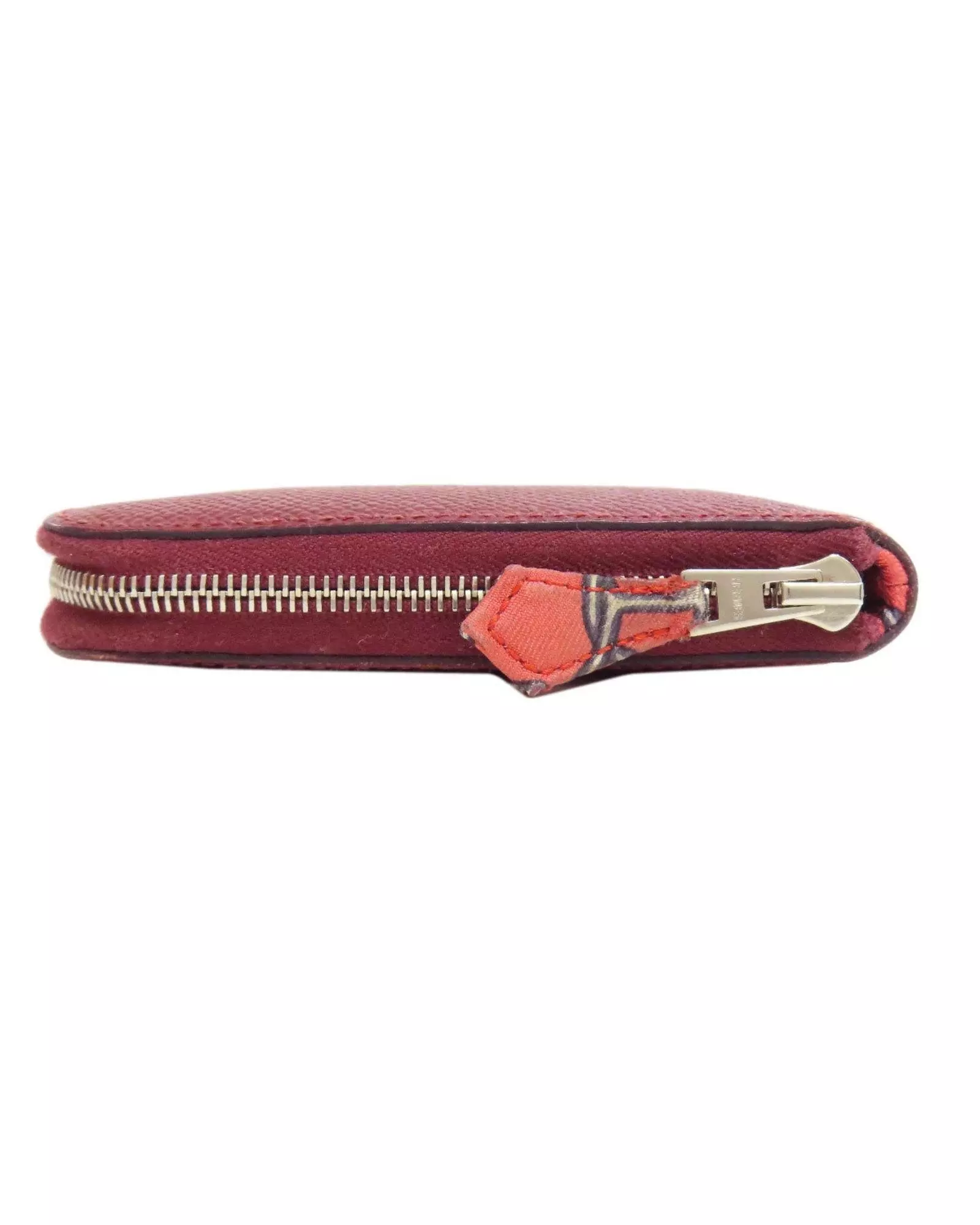 Red Preloved Zip Long Wallet Classic Women - Burgundy alternative image