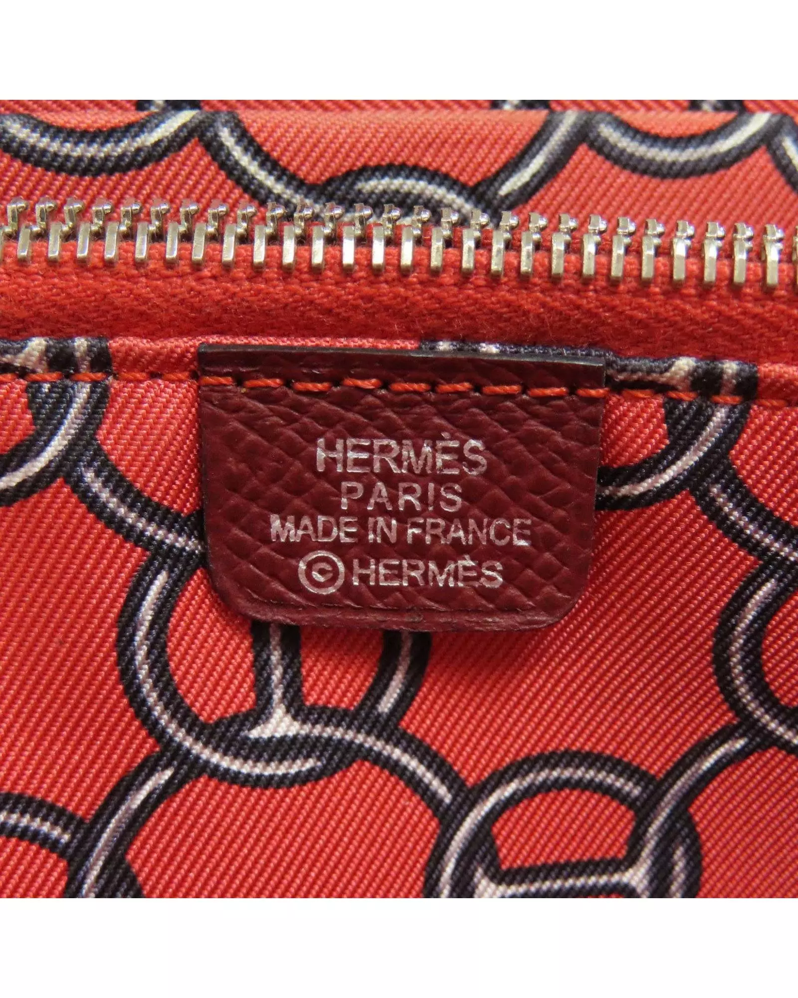Red Preloved Zip Long Wallet Classic Women - Burgundy alternative image