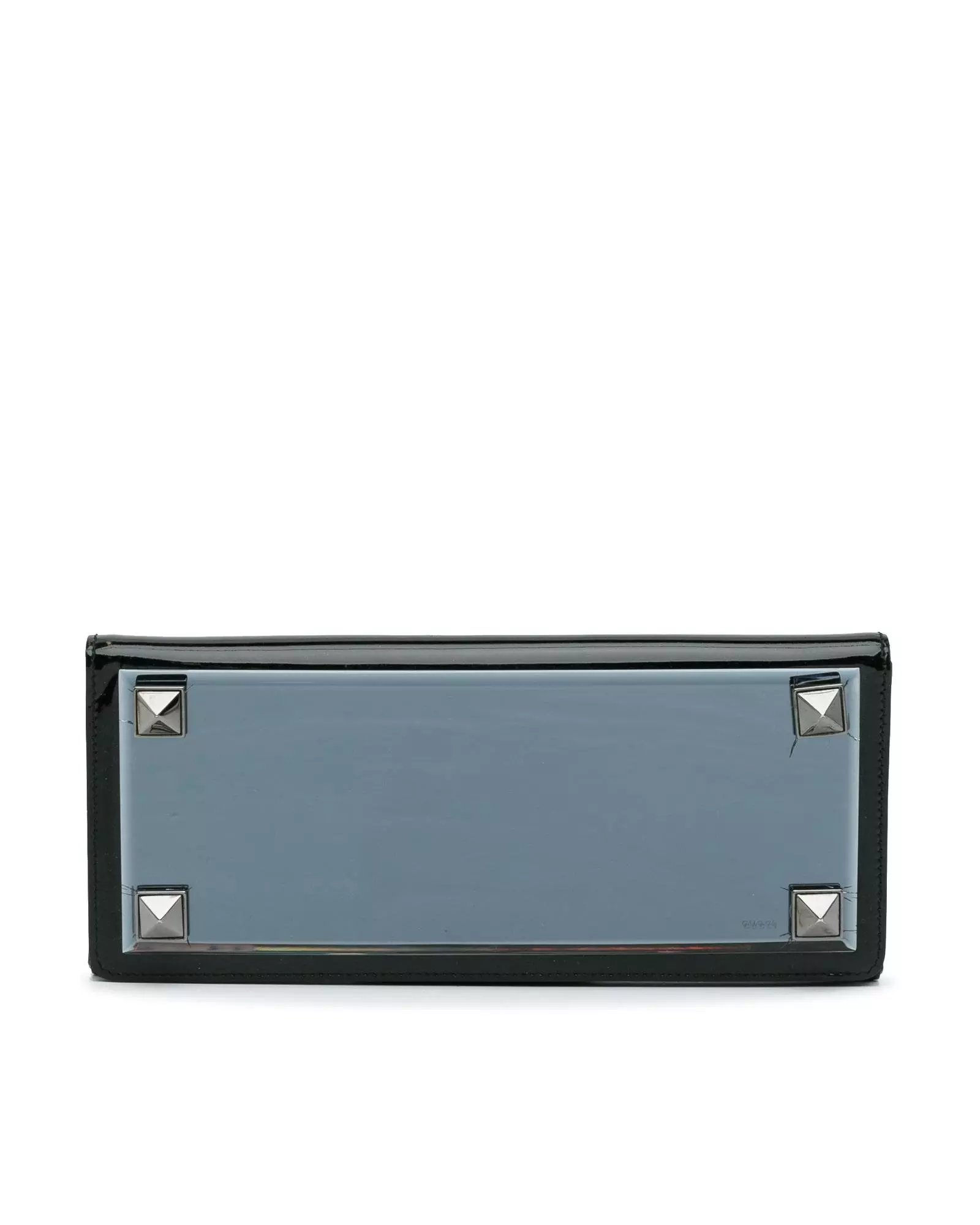 Preloved GG Marmont Black Patent Leather Clutch Bag Women alternative image
