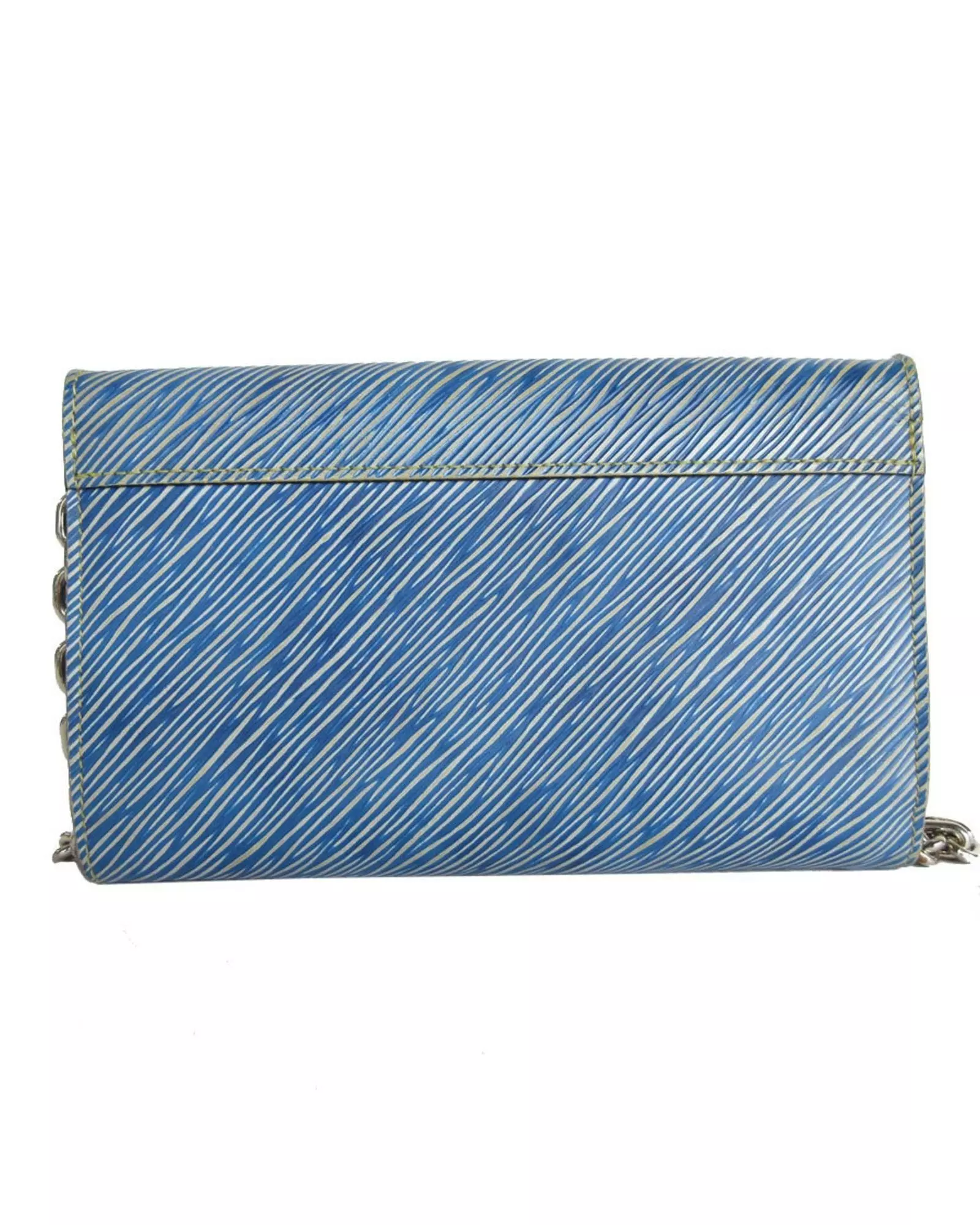 Preloved Monogram Denim Star Studded Crossbody Wo - Blue Shoulder alternative image