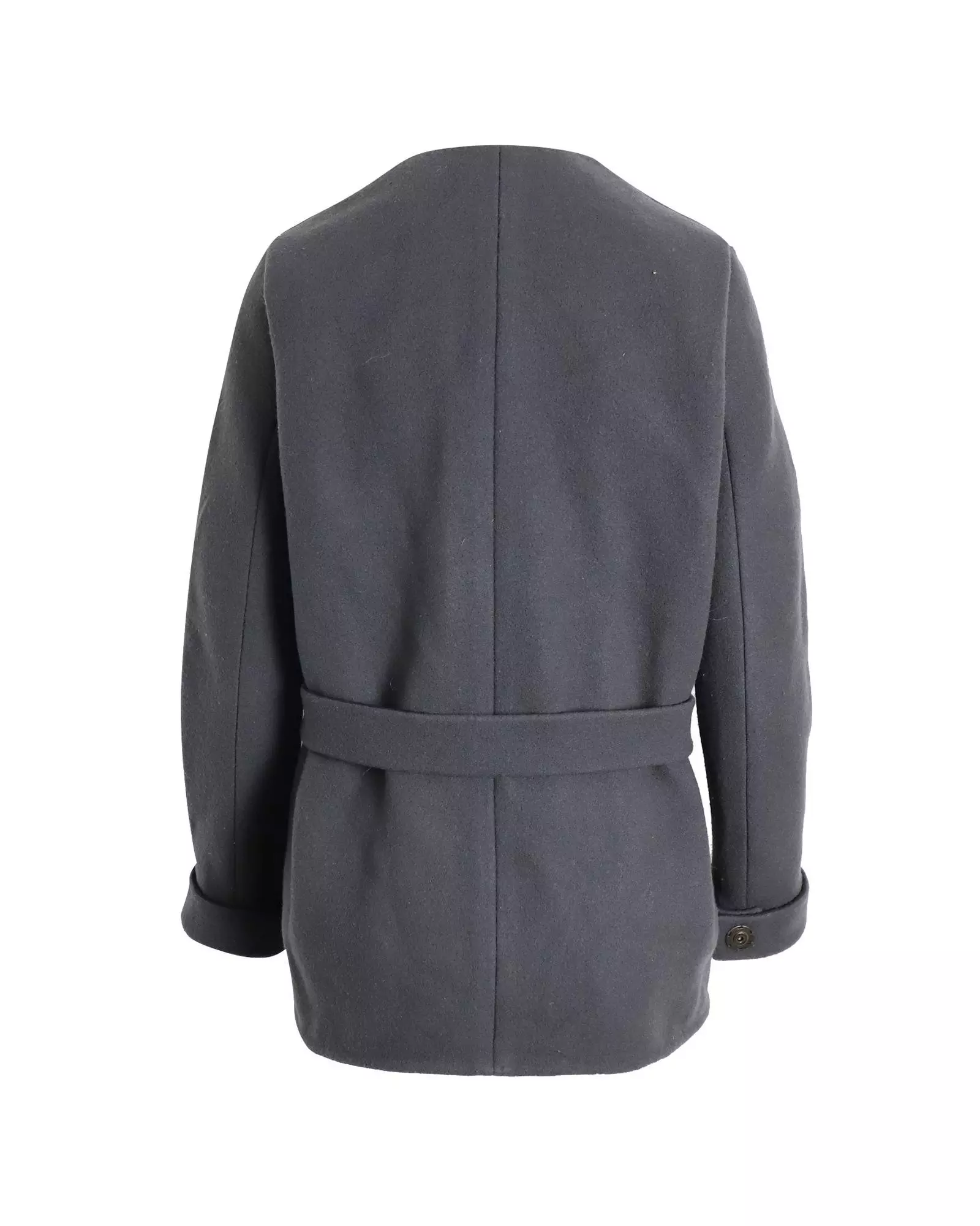 Preloved Doublebreasted Peacoat Women - Grey Coats alternative image