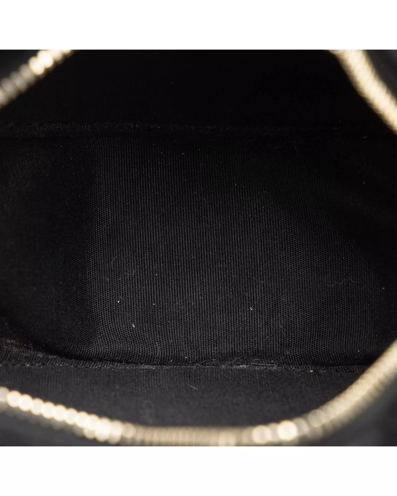Preloved Round Velvet Bag Quilted Style Women - Black Crossbody Bags alternative image