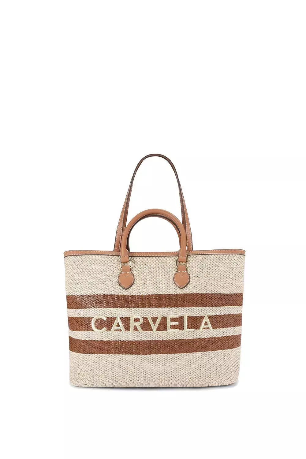 Light brown 'Sorrento Stripe Shopper'  Bag alternative image
