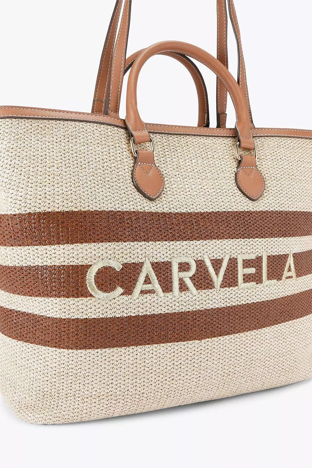 Light brown 'Sorrento Stripe Shopper'  Bag alternative image