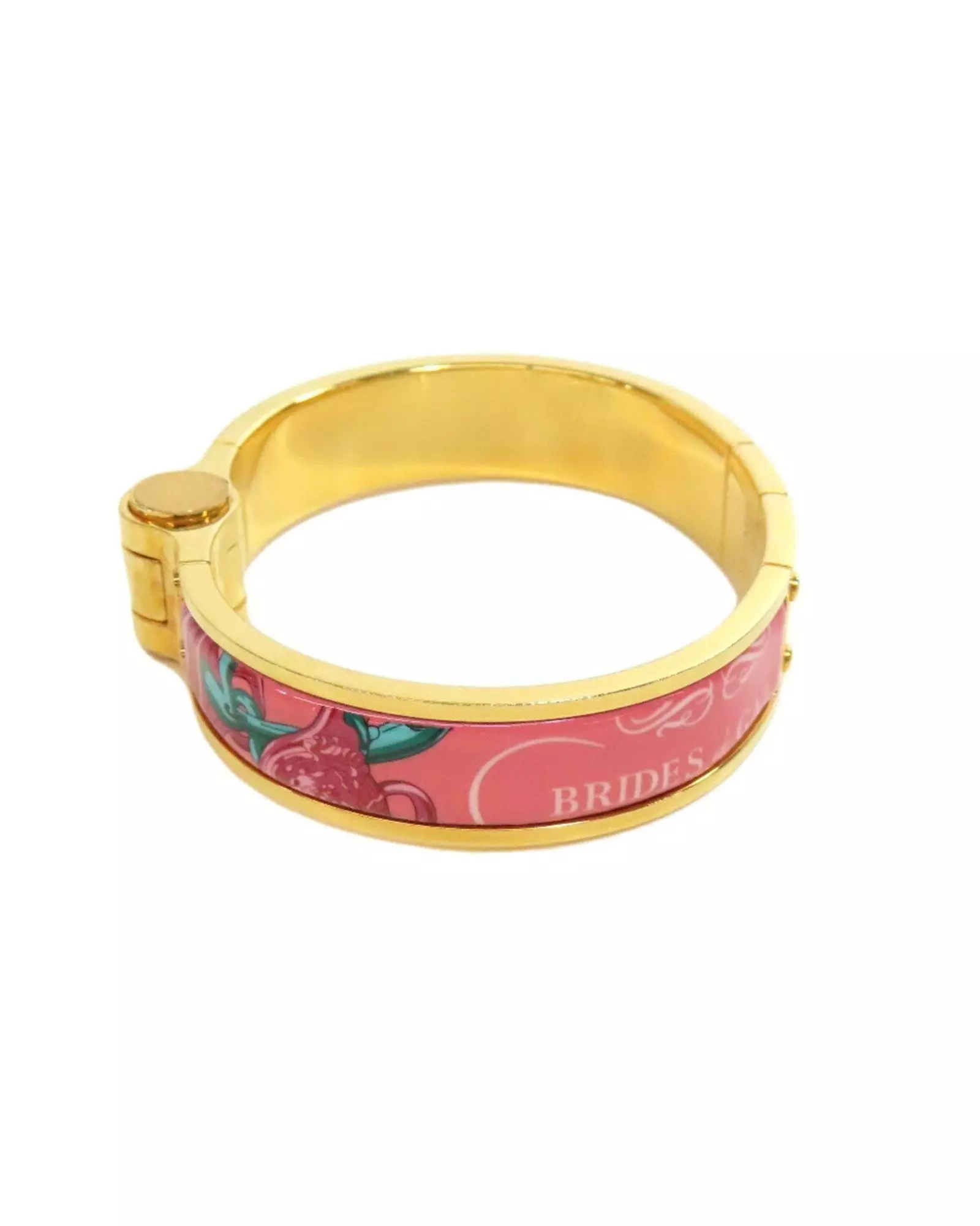 Preloved Collier de Chien Bracelet Enamel Hinged Design Women - Gold alternative image
