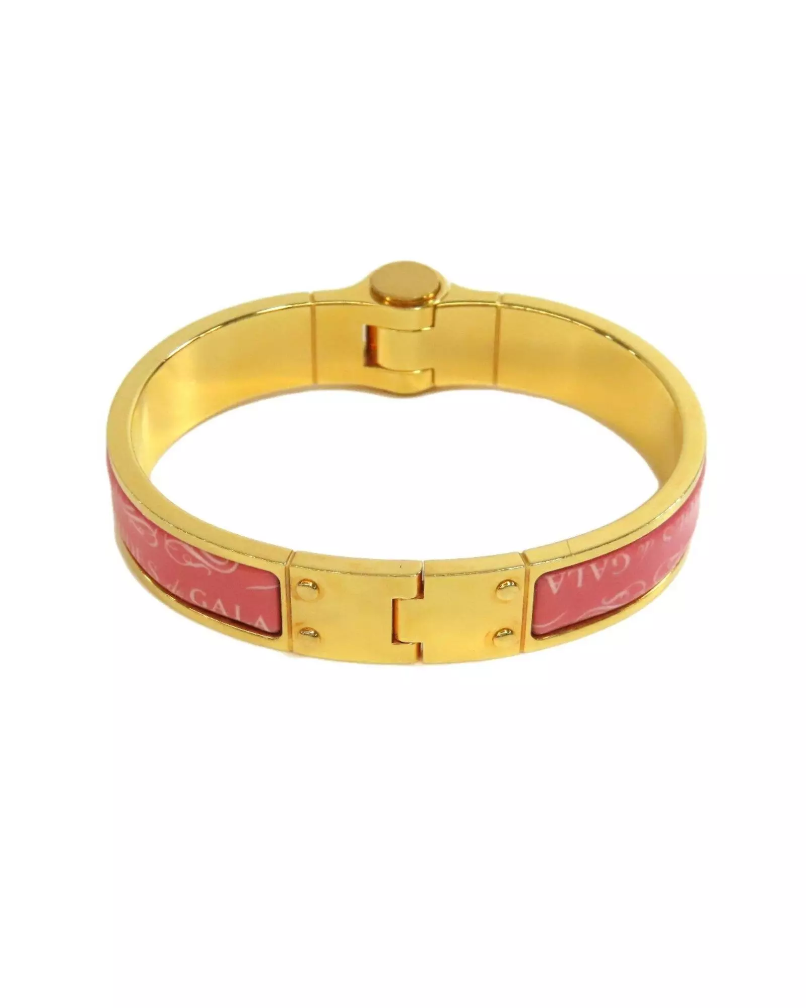 Preloved Collier de Chien Bracelet Enamel Hinged Design Women - Gold alternative image