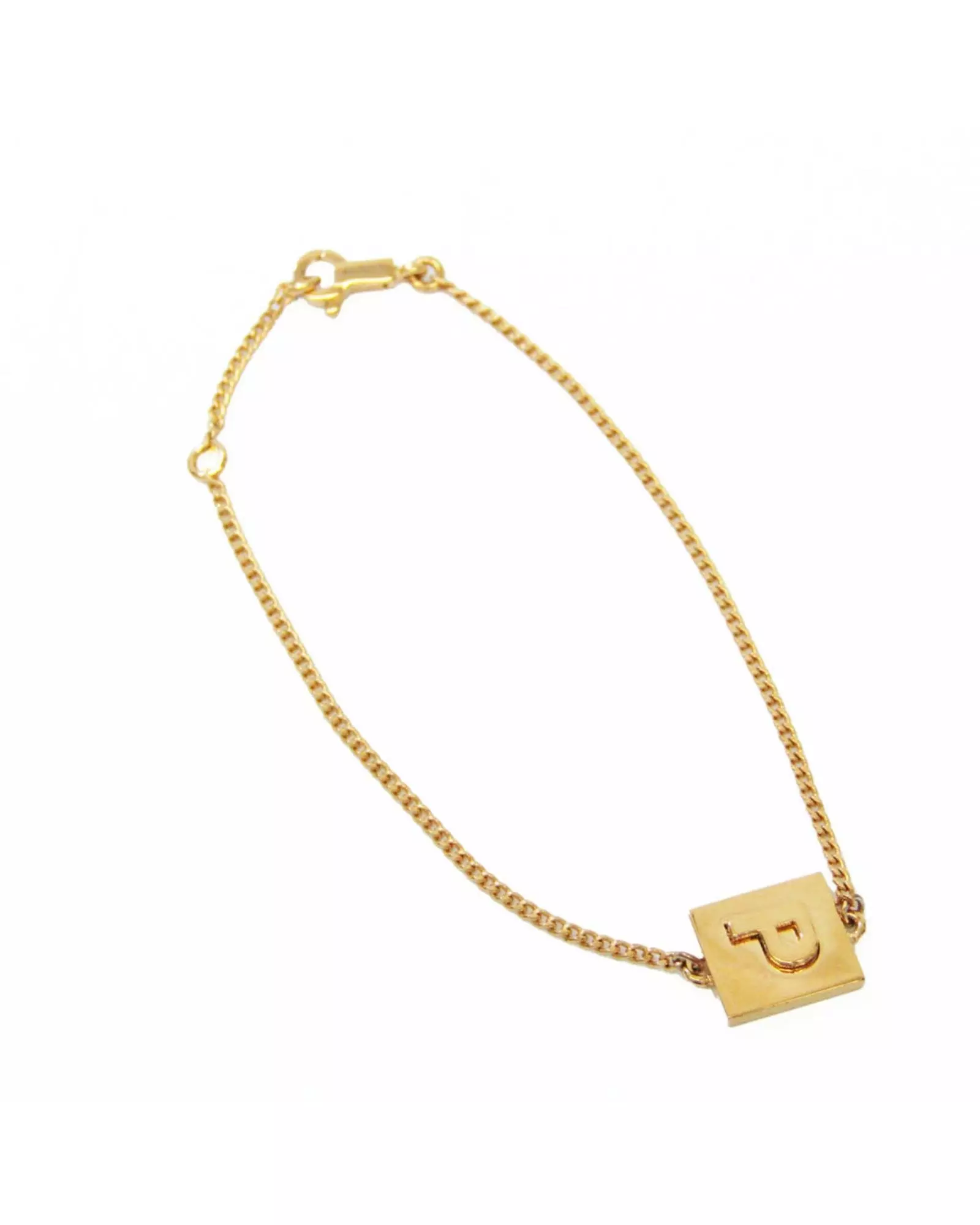 Preloved Cline Initial Charm Bracelet Wo - Gold alternative image