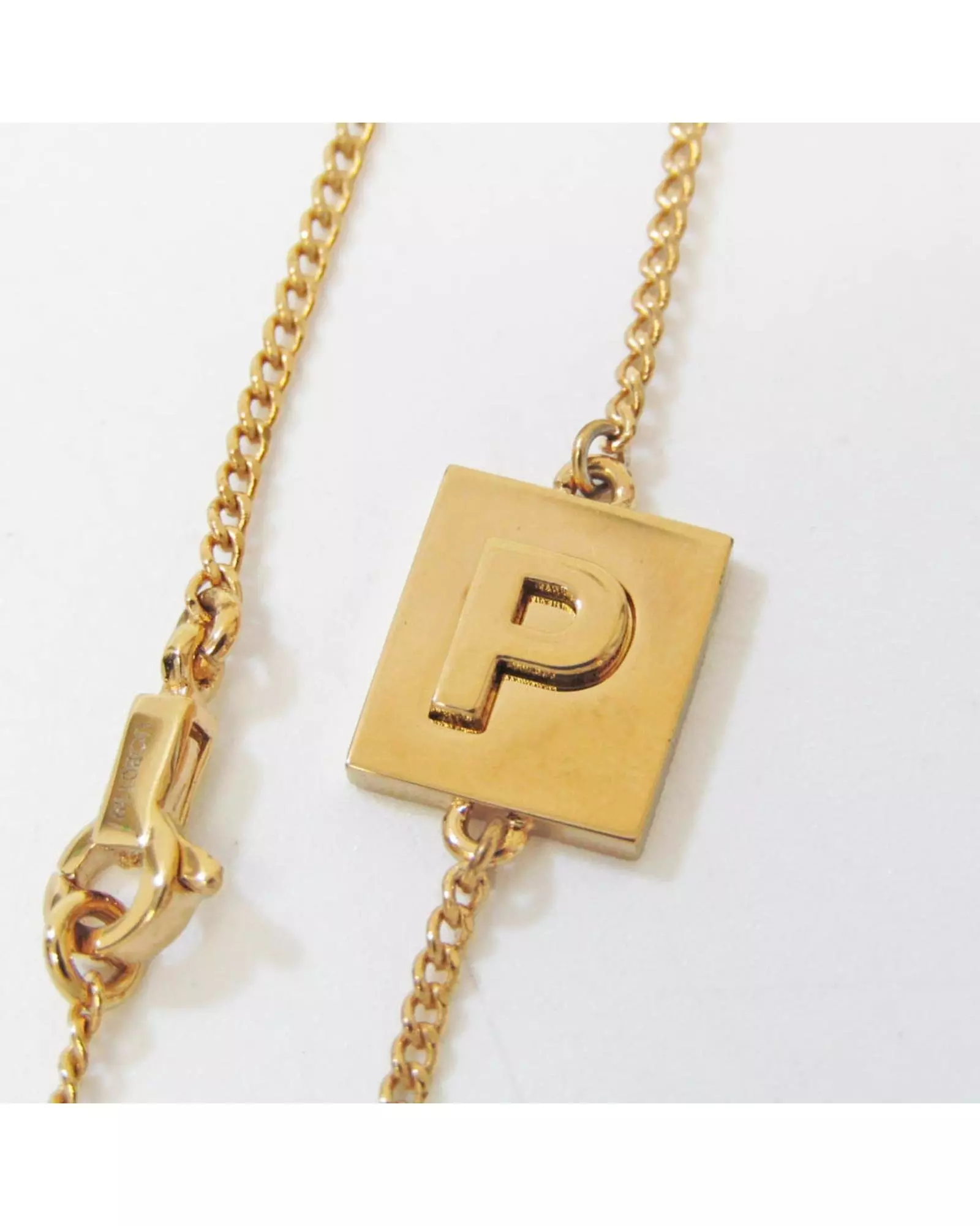 Preloved Cline Initial Charm Bracelet Wo - Gold alternative image