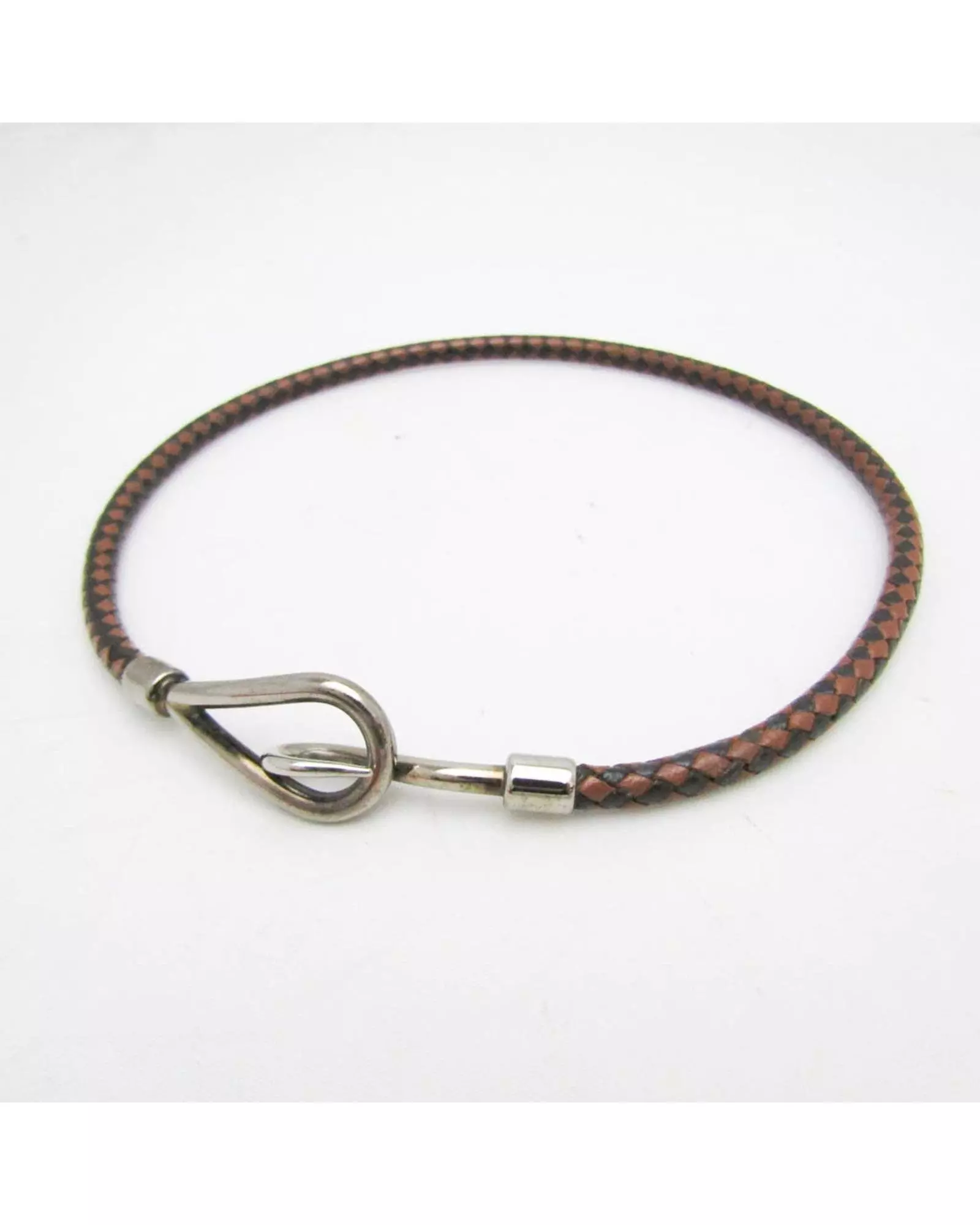 Multi Preloved Leather Bracelet BrownBlack Wo - Multicolour alternative image