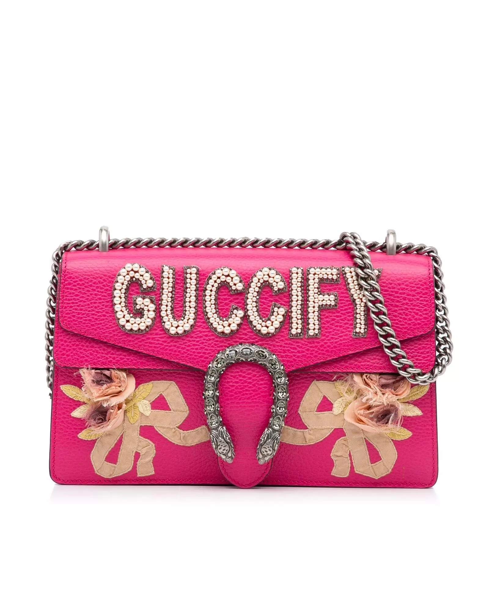 Preloved GG Marmont 20 Small Shoulder Bag in Pink Karen Millen