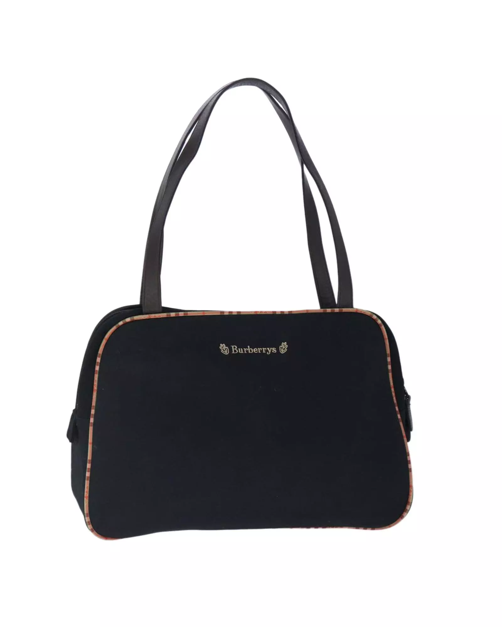 Preloved Black Canvas Shoulder Bag Women Handbags alternative image