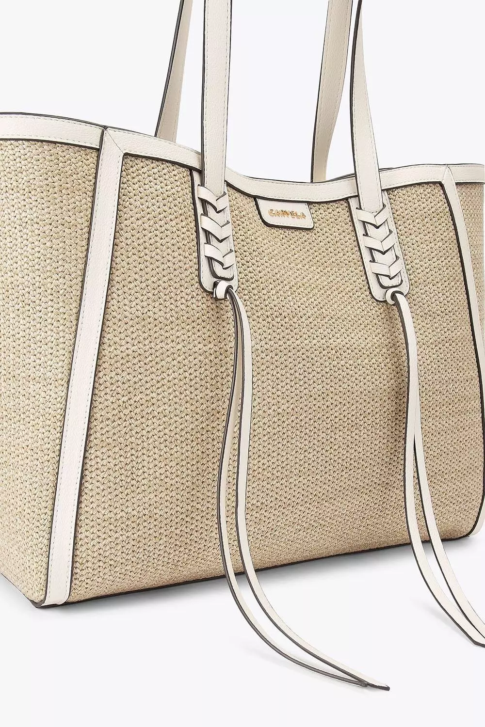 Cream 'Tassel Winged Tote'  Bag alternative image